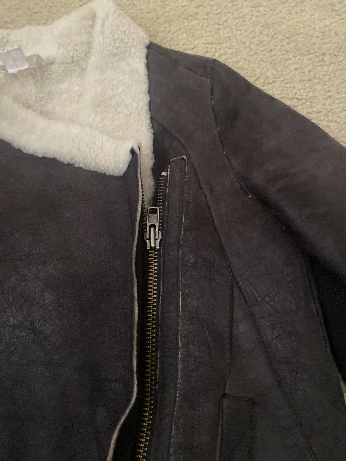 Helmut Lang Helmut Lang Brown Lamb Shearling Jacket Size S / US 4 / IT 40 - 3 Thumbnail