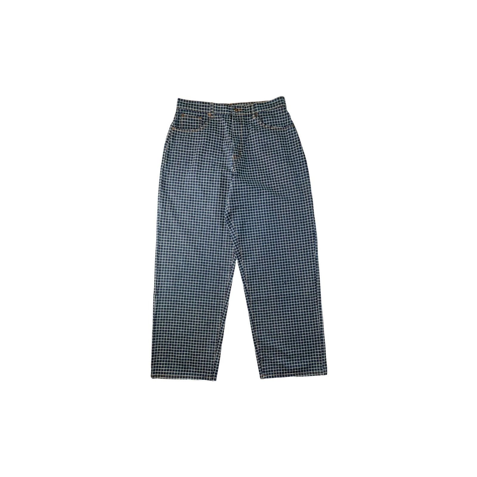The GV Gallery GV Gallery Grid Dark Wash Jeans Size US 34 / EU 50 - 1 Thumbnail
