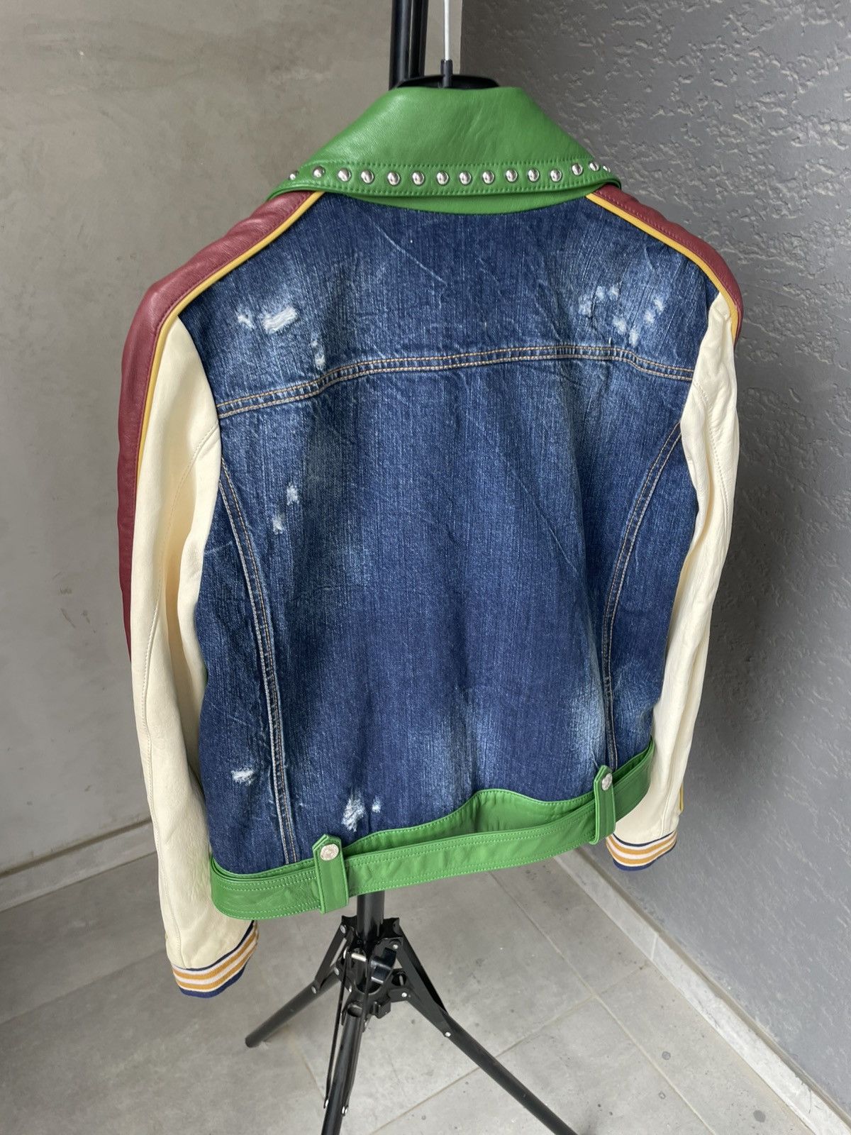 Dsquared2 Dsquared2 Biker Leather Jeans Jacket Size M / US 6-8 / IT 42-44 - 3 Thumbnail