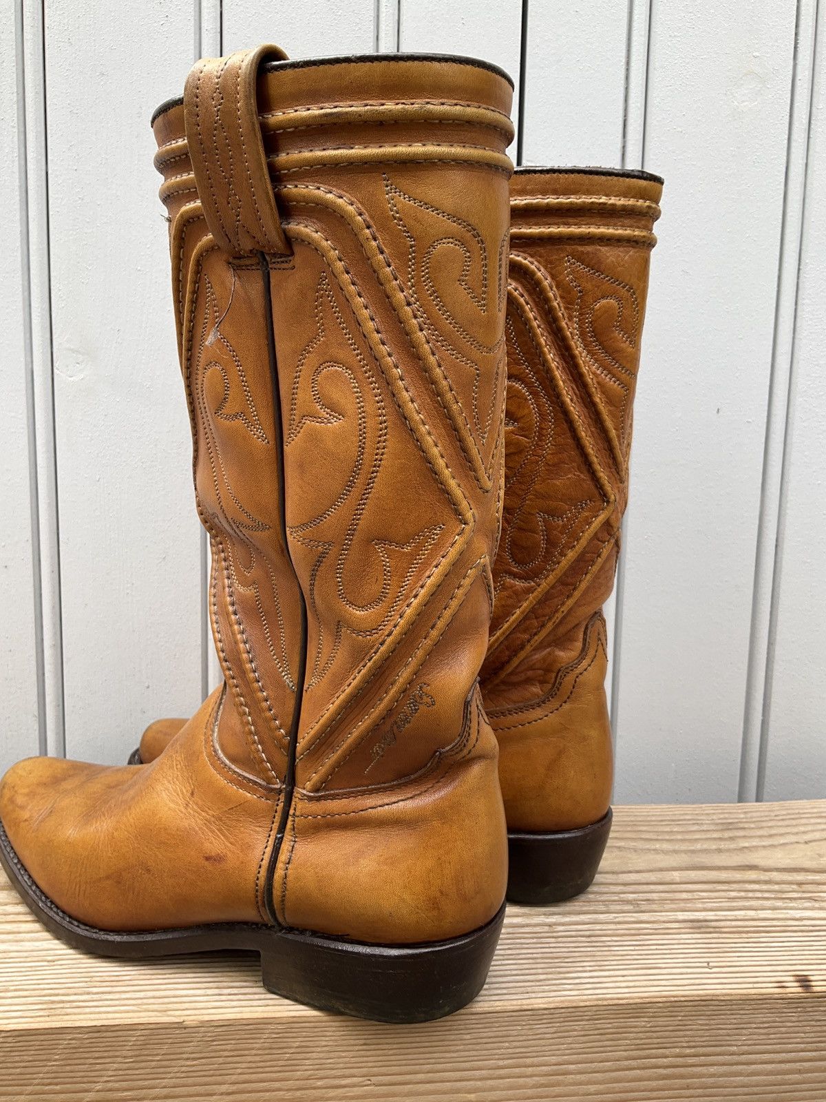 Vintage Western Sonora boots in leather Size US 6 / IT 36 - 6 Thumbnail