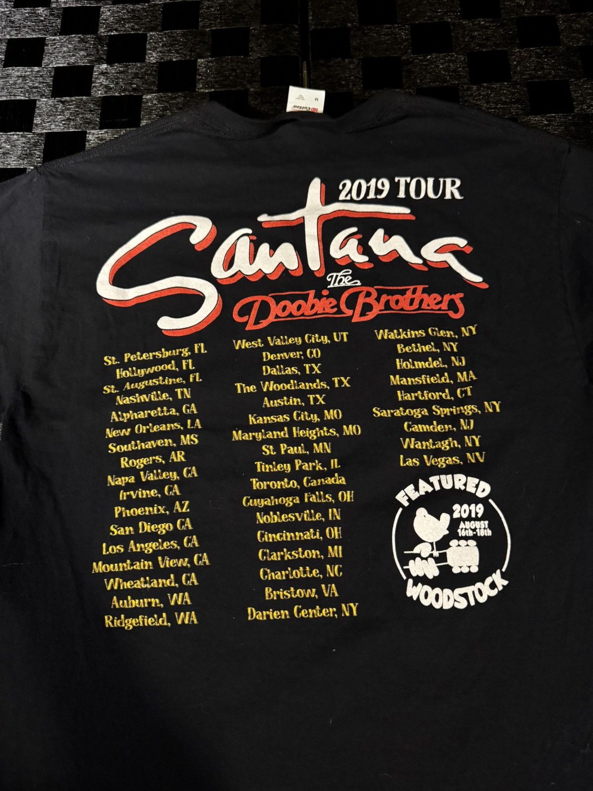 Band Tees Santana 2019 Supernatural Now Tour Tee Size M Size US M / EU 48-50 / 2 - 7 Thumbnail