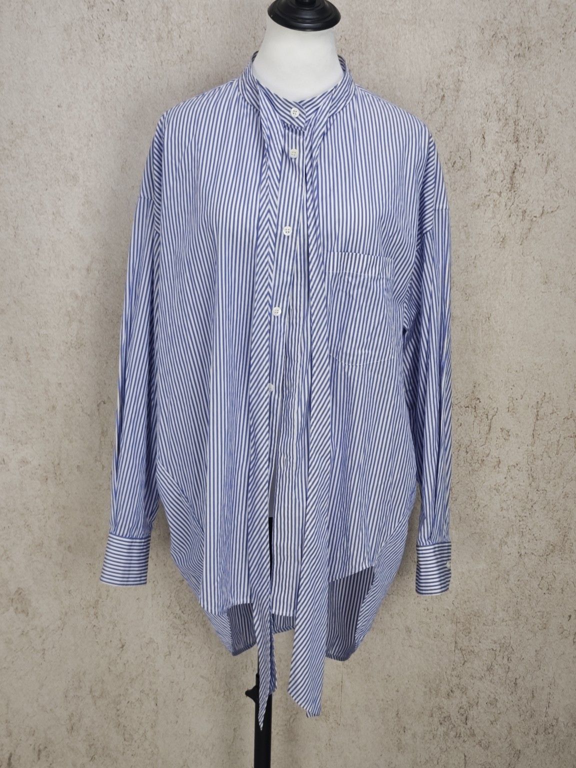 Balenciaga Balenciaga Striped Button Up Shirt Size 34 Size XS / US 0-2 / IT 36-38 - 1 Thumbnail