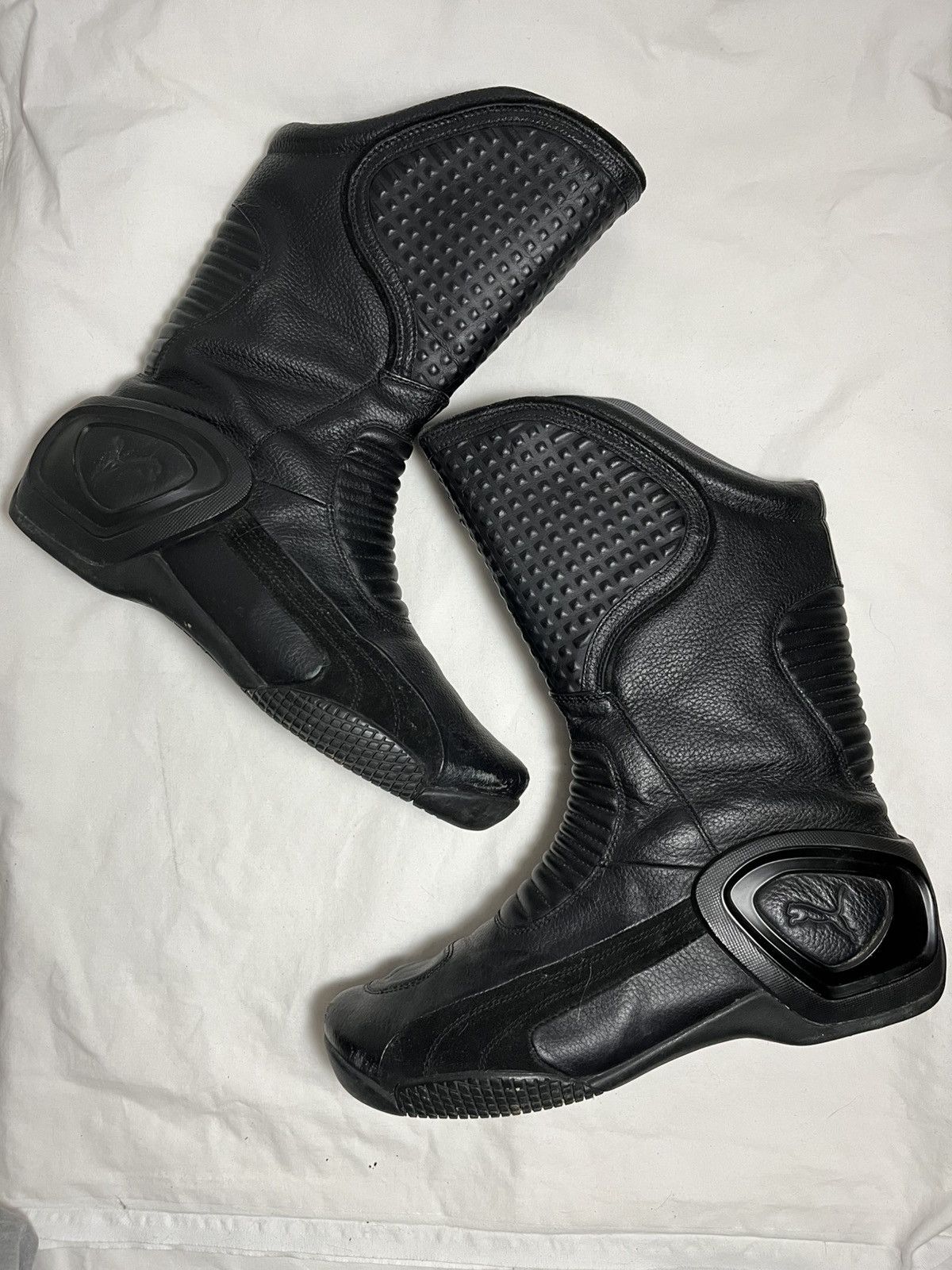 Dirk Bikkembergs × Puma RARE Puma Sample Moto Boxing High Top Sneakers Shoes Mostro Size US 9 / EU 42 - 1 Thumbnail
