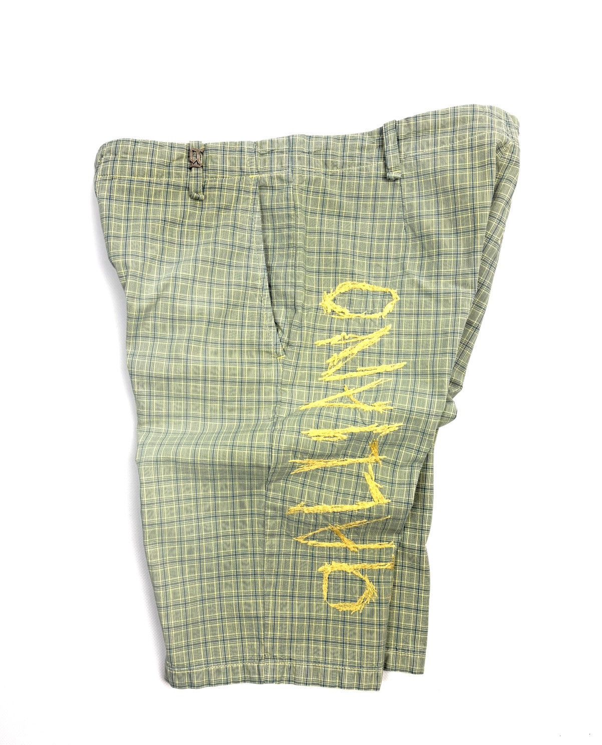 John Galliano John Galliano Embroidered Logo Shorts Italy Archive Punk Size US 32 / EU 48 - 2 Thumbnail