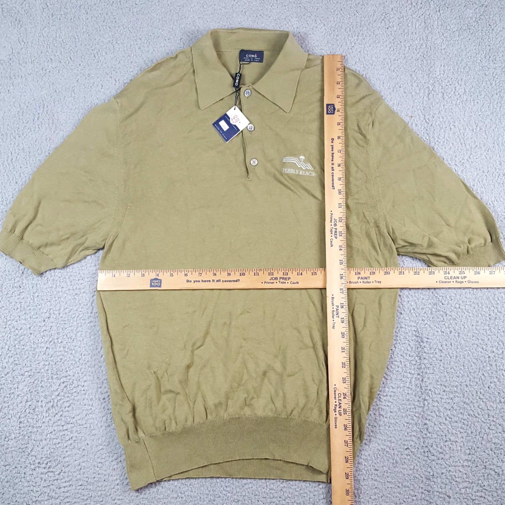 Vintage VINTAGE Como Polo Shirt Men XL Preppy Button Collar Polo Shirt Folded? Size US XL / EU 56 / 4 - 7 Thumbnail
