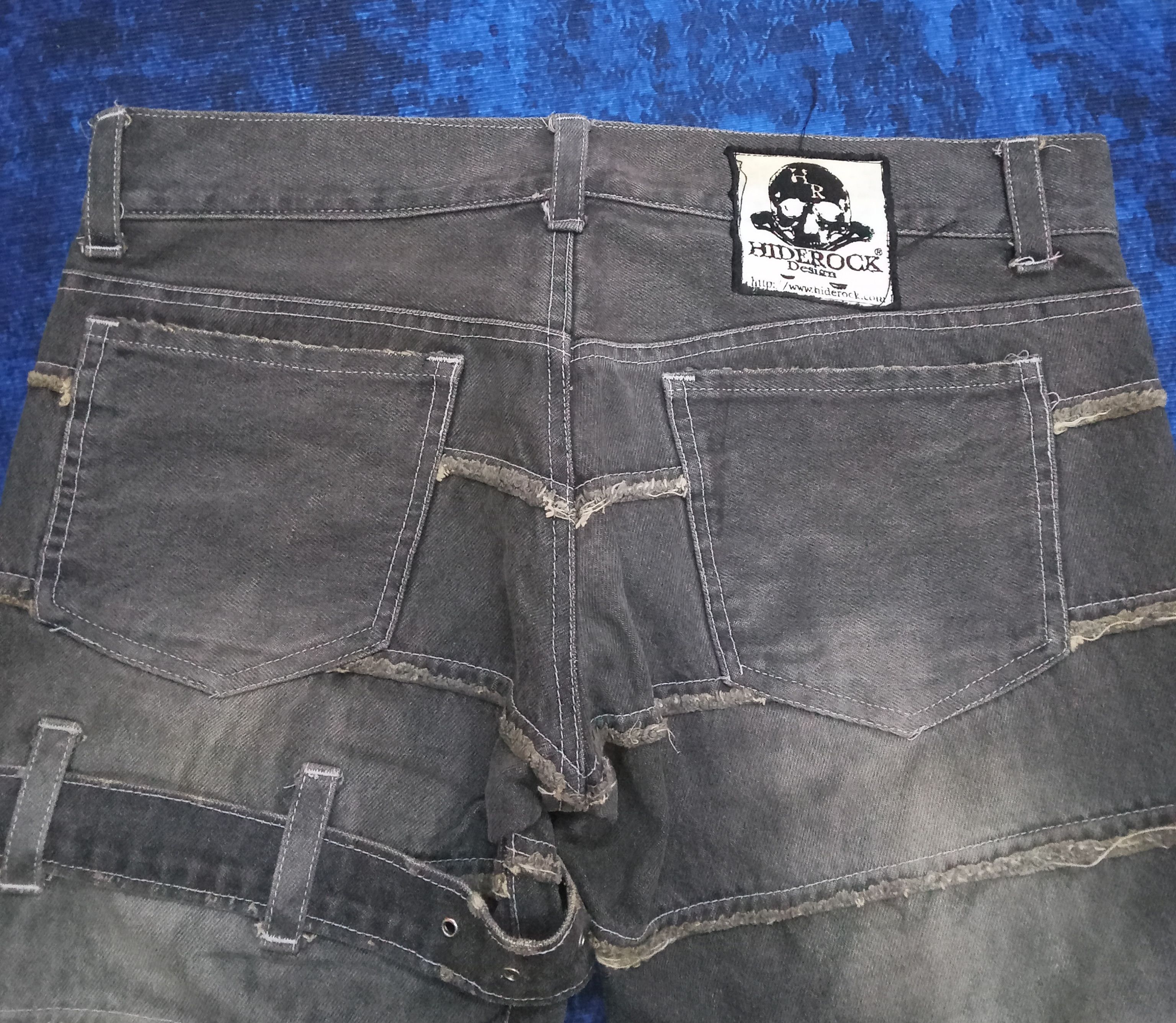 Japanese Brand Hiderock Design Hagi Rare Jeans Size US 35 - 8 Thumbnail