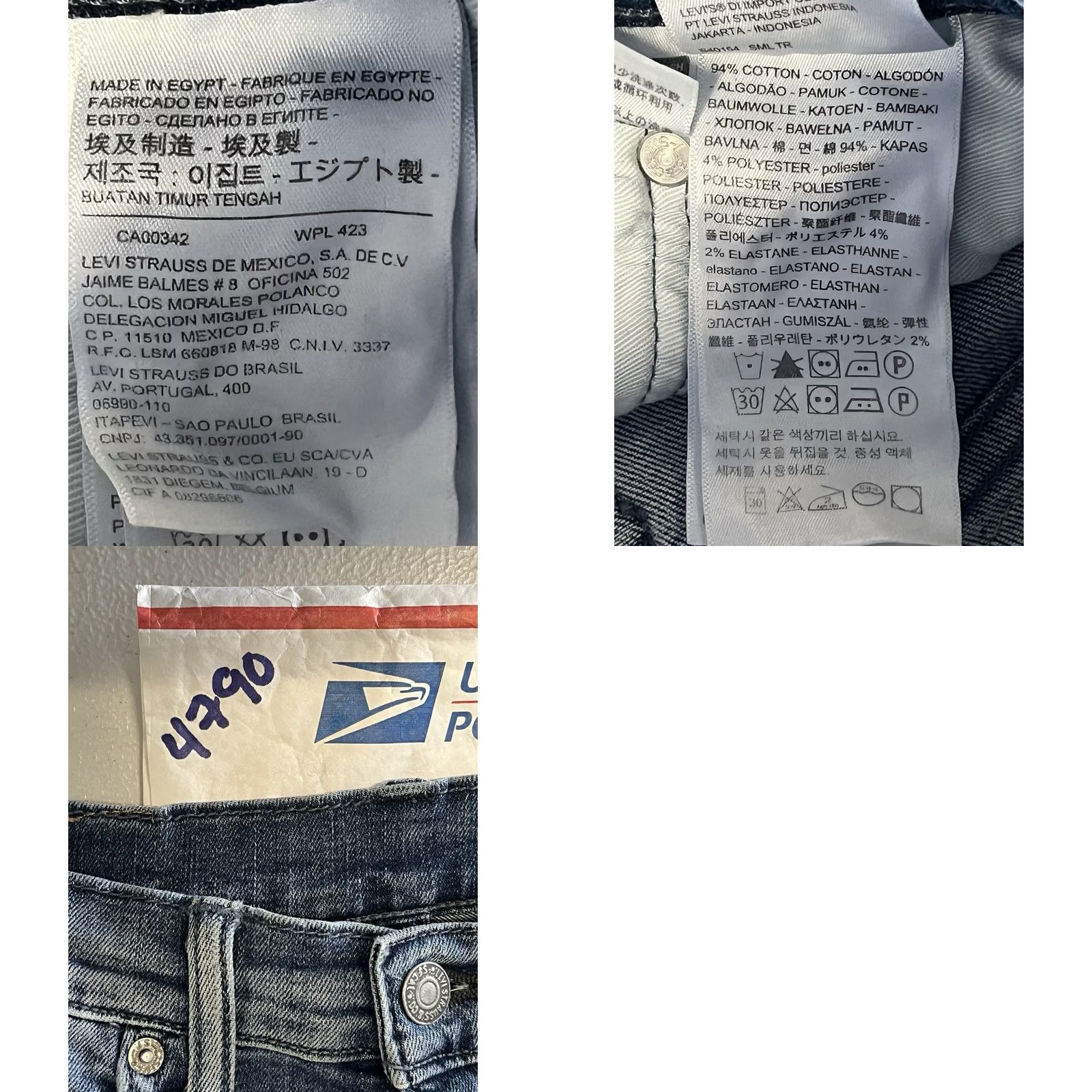 Levi's Levi's 511 Blue Denim Jeans Men's Size 28x32 Size US 28 / EU 44 - 8 Thumbnail
