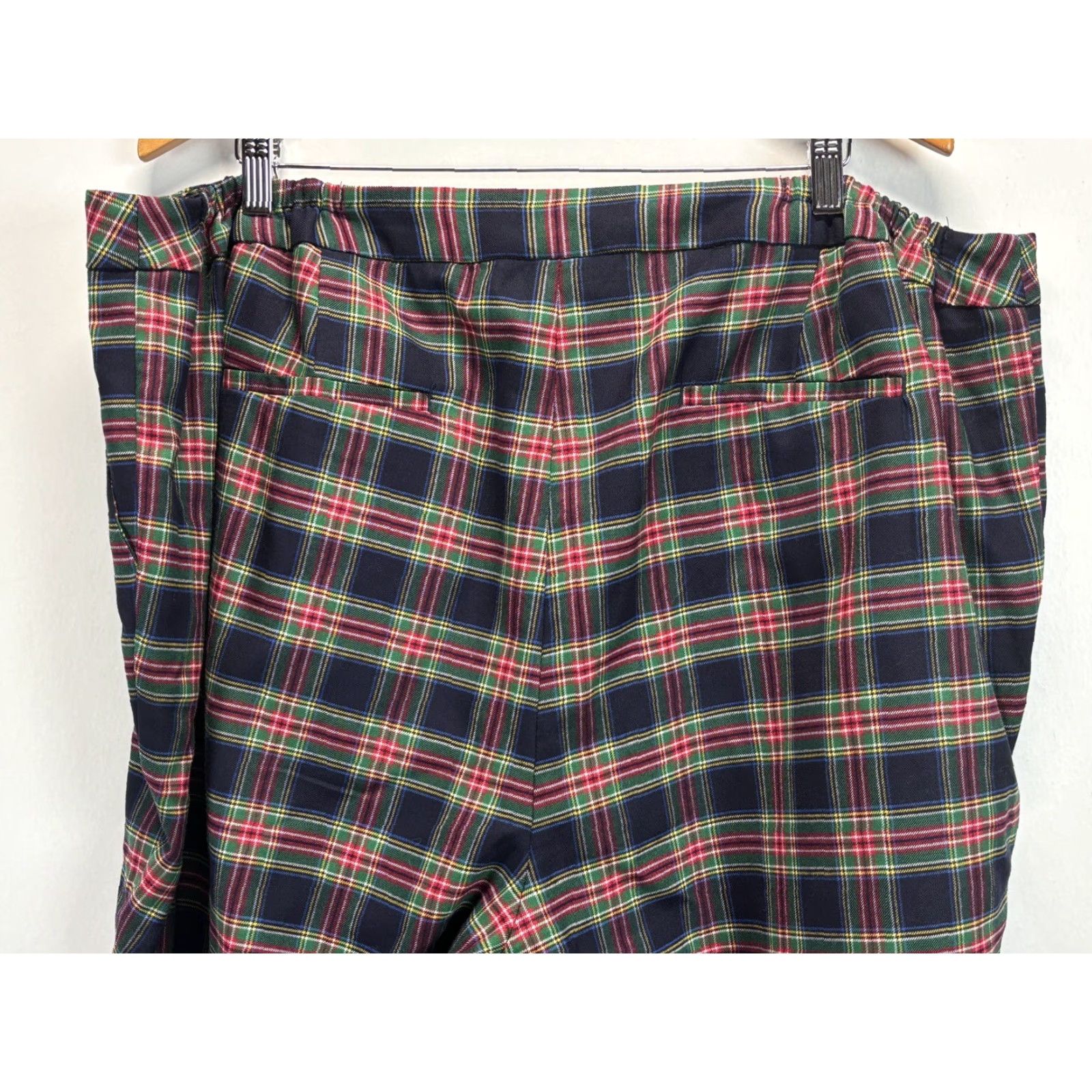 Talbots NEW! Talbots Plaid Wool Blend Dress Pants 24W Plus Tartan Career Classic Size 42" / US 20 - 4 Thumbnail
