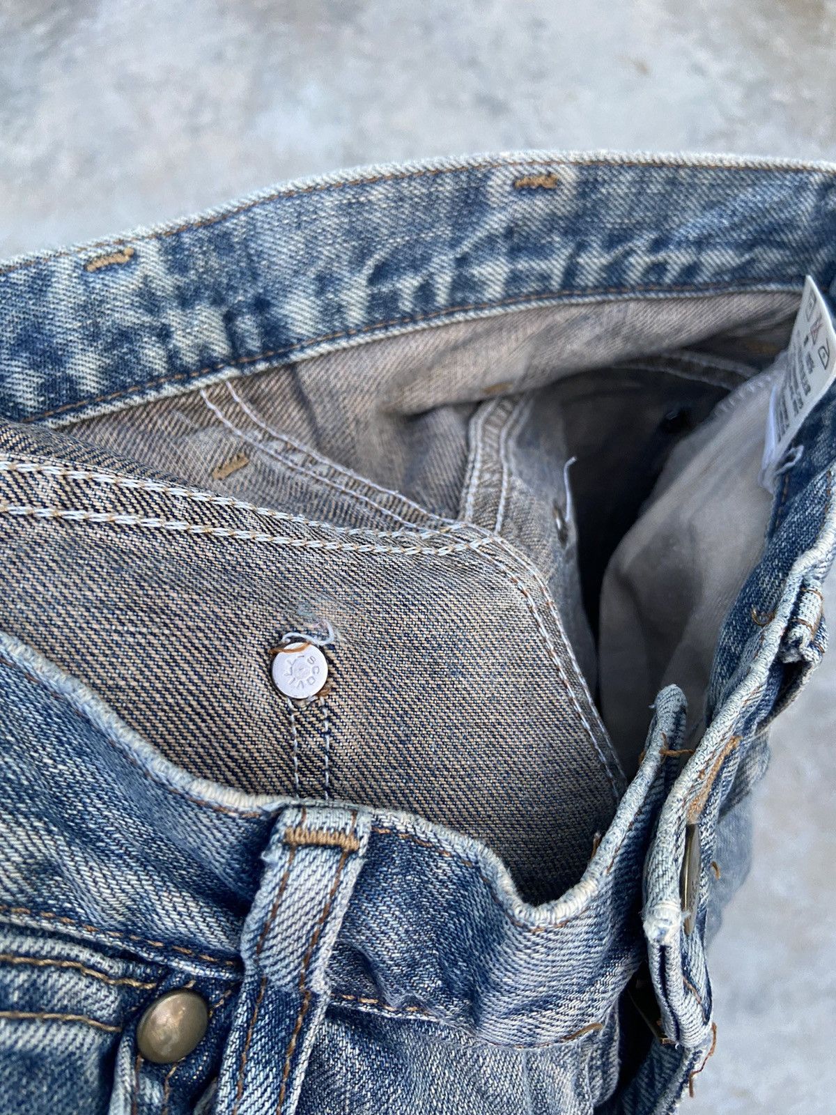 Beauty Beast 🔥 Jeans Vtg 80s Wrangler jeans baggy Wrangler blue bell Size US 30 / EU 46 - 5 Thumbnail