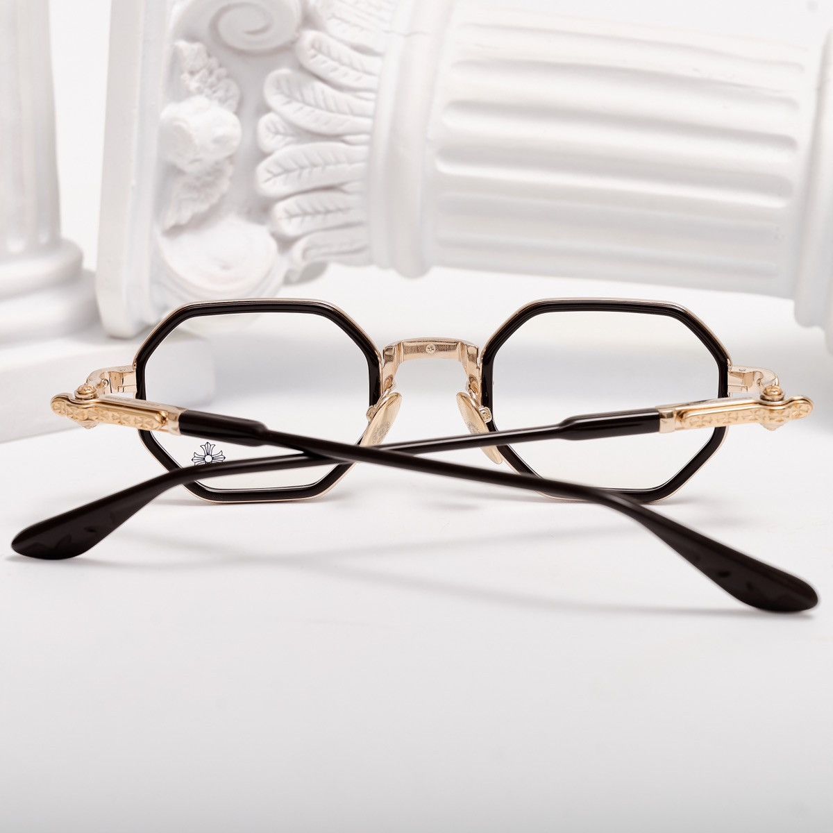 Chrome Hearts CHROME HEARTS TATTERS CLASSIC BROWN - GOLD PLATED GLASSES Size ONE SIZE - 7 Thumbnail