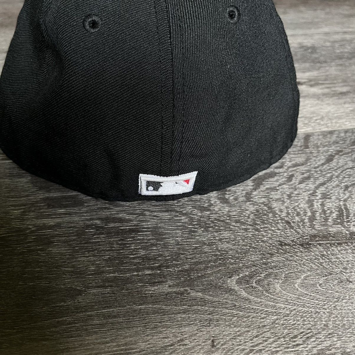 New Era Vintage Y2K Atlanta Braves 1876 Cooperstown Fitted Hat 7 3/8 Size ONE SIZE - 3 Thumbnail
