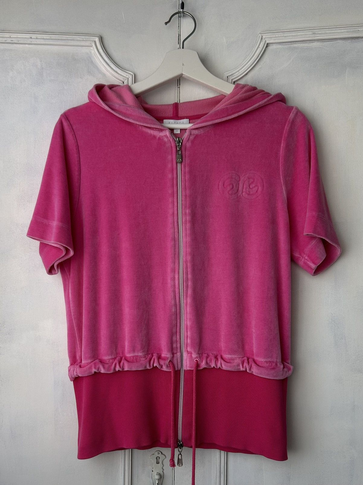 Escada Sport Escada Pink Velour Hoodie Size M / US 6-8 / IT 42-44 - 1 Thumbnail