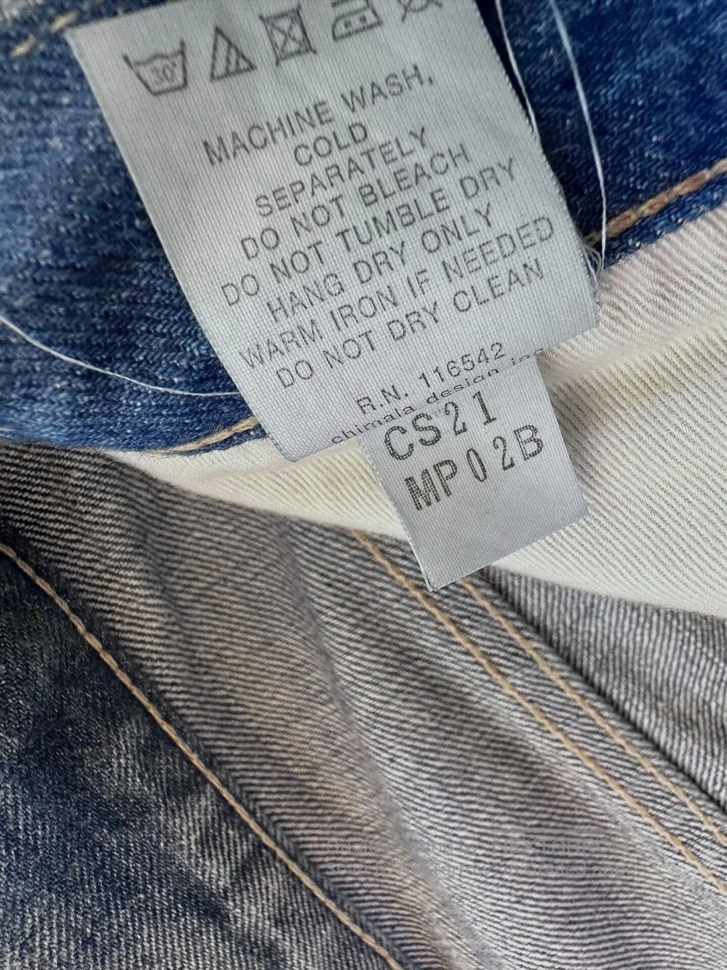 Chimala chimala straight-leg denim pants in light wash. Size US 31 - 8 Thumbnail