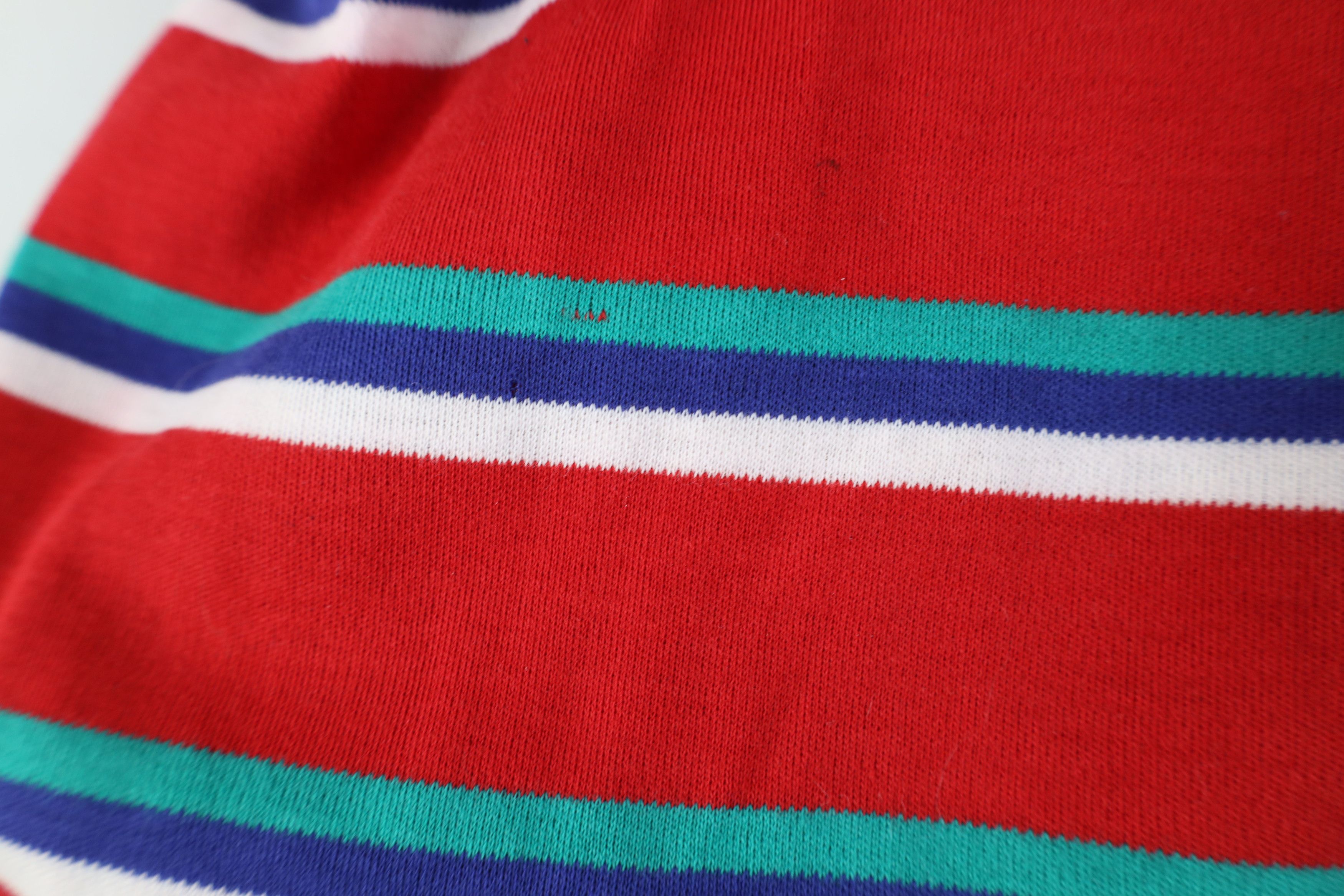 Polo Ralph Lauren Vintage 90s Ralph Lauren Striped Soft Cotton Knit Polo USA Size US M / EU 48-50 / 2 - 9 Thumbnail