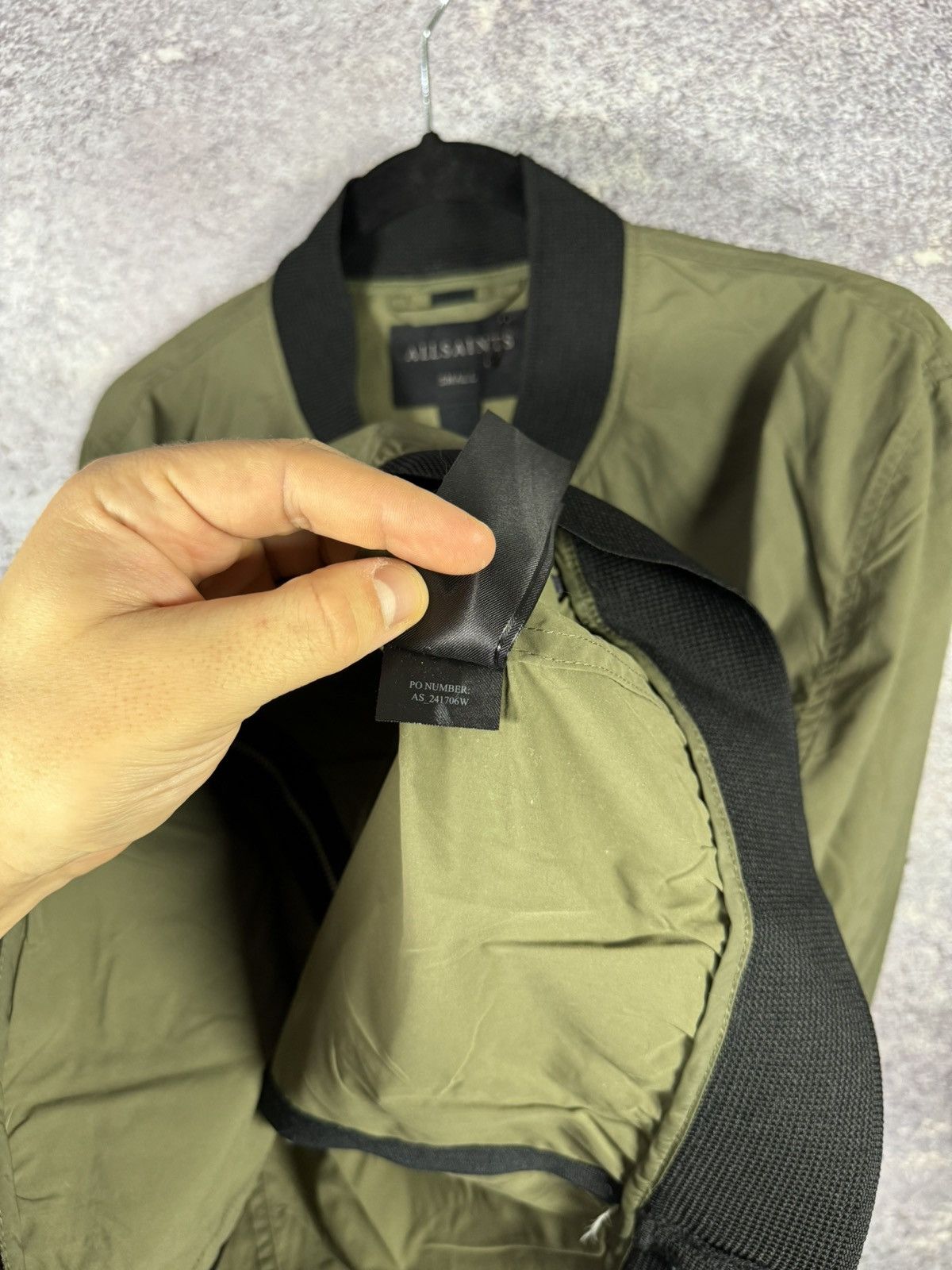 Allsaints Allsaints Sonne Bomber Nylon Men’s MJ017Q Light Jacket S sz Size US S / EU 44-46 / 1 - 13 Thumbnail