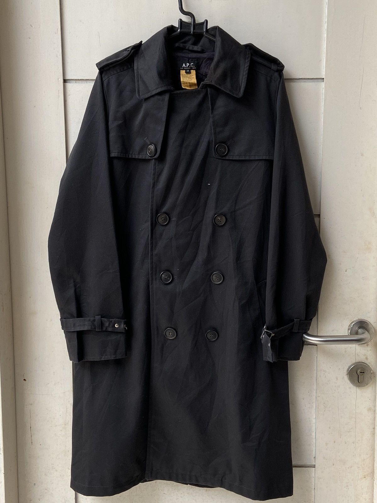 A.P.C. A.P.C Black Coat Size US M / EU 48-50 / 2 - 6 Thumbnail