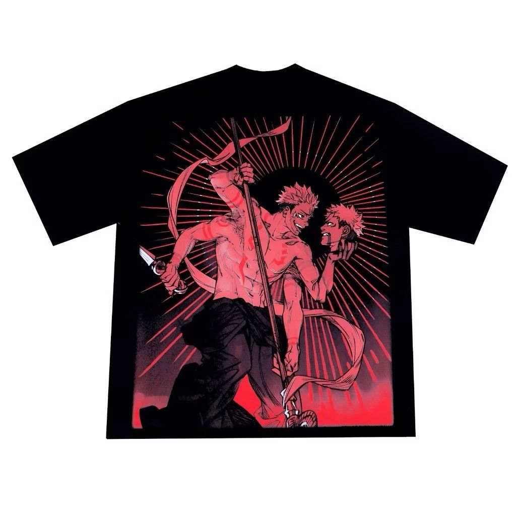 Anime 🔥ltd🔥jujutsu kaisen sukuna yuji itadori Size US XL / EU 56 / 4 - 2 Thumbnail
