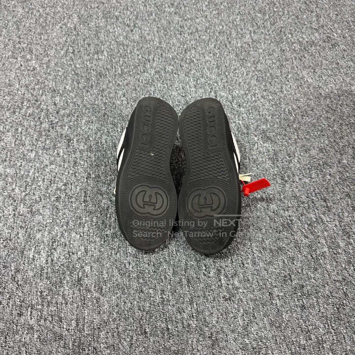 Gucci Gucci Black White Double G Embossed Cookie Shoes. Size US 5 / IT 35 - 5 Thumbnail