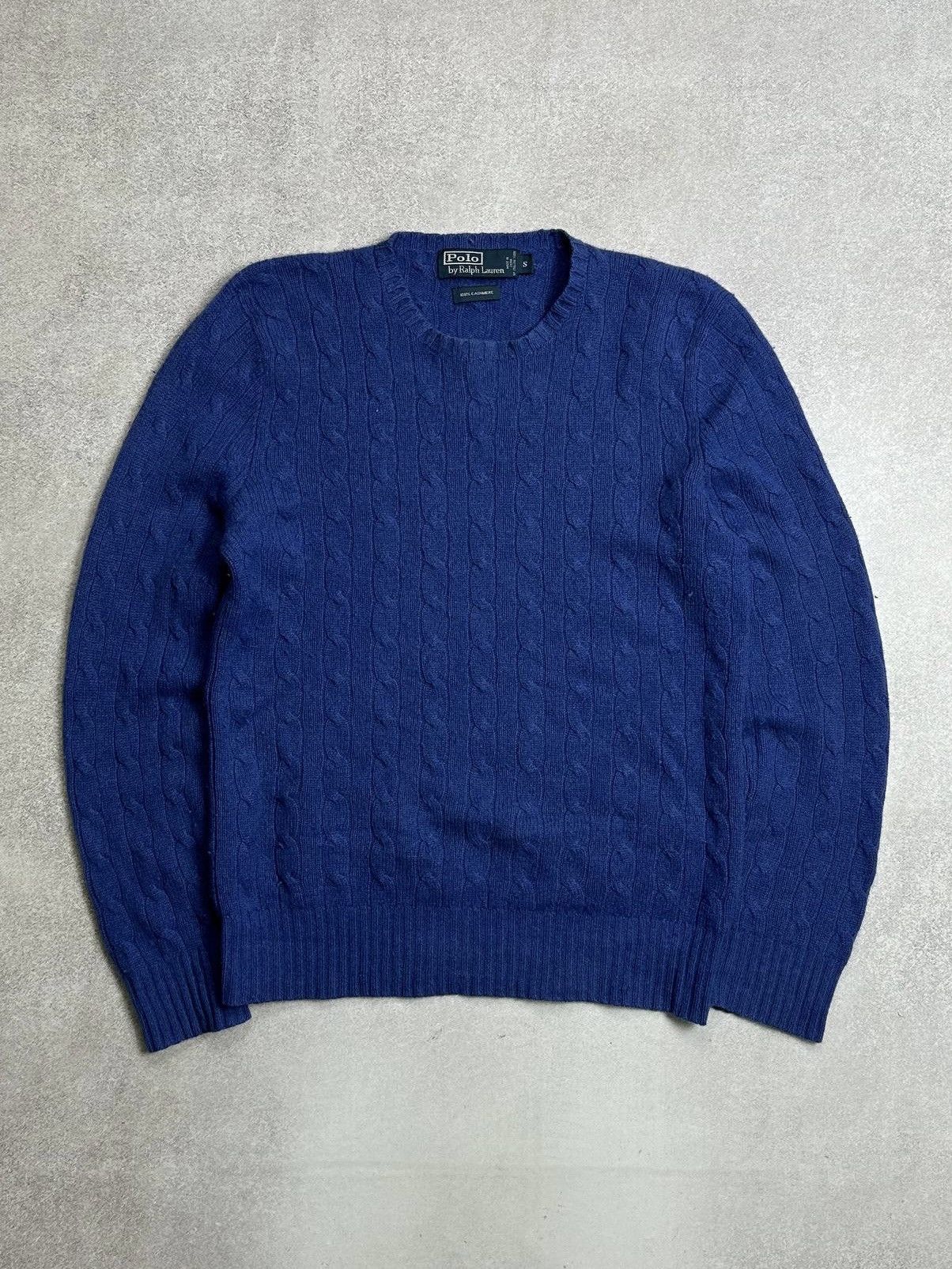 Polo Ralph Lauren Vintage Polo Ralph Lauren RRL Cable Knit Mens Sweater Rare S Size US S / EU 44-46 / 1 - 1 Thumbnail
