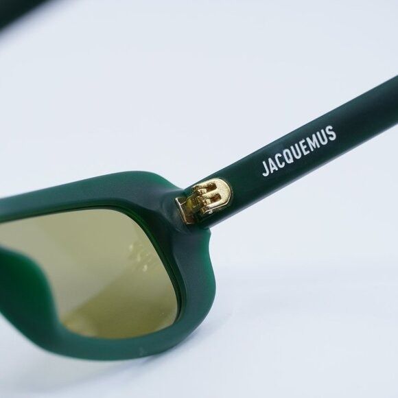 Jacquemus Jacquemus CAPRI JAC/55 C3 Sunglasses Matte Green Rectangle Size ONE SIZE - 7 Thumbnail