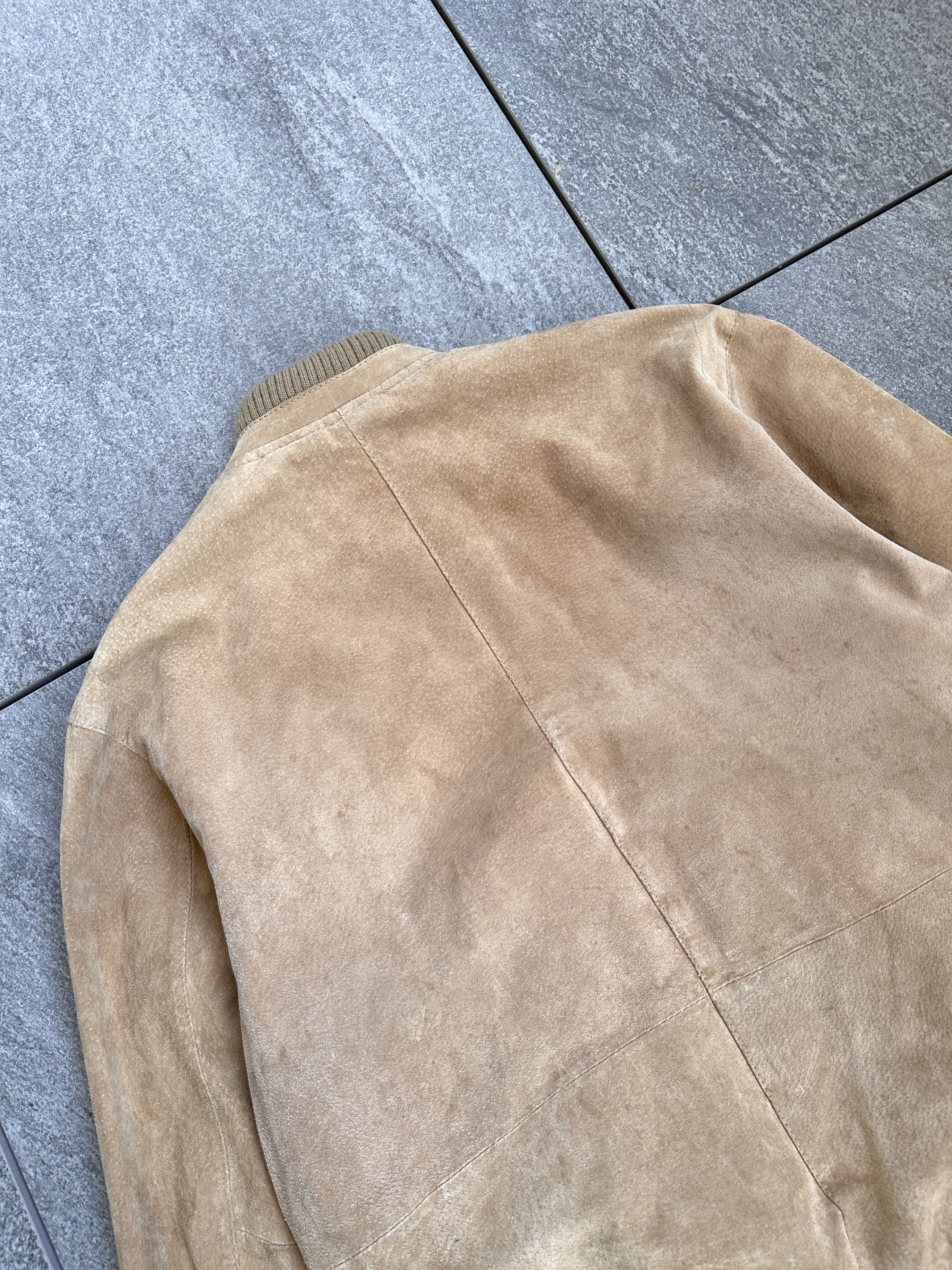 Vintage Vintage leather bomber scandi jacket Size US L / EU 52-54 / 3 - 7 Thumbnail