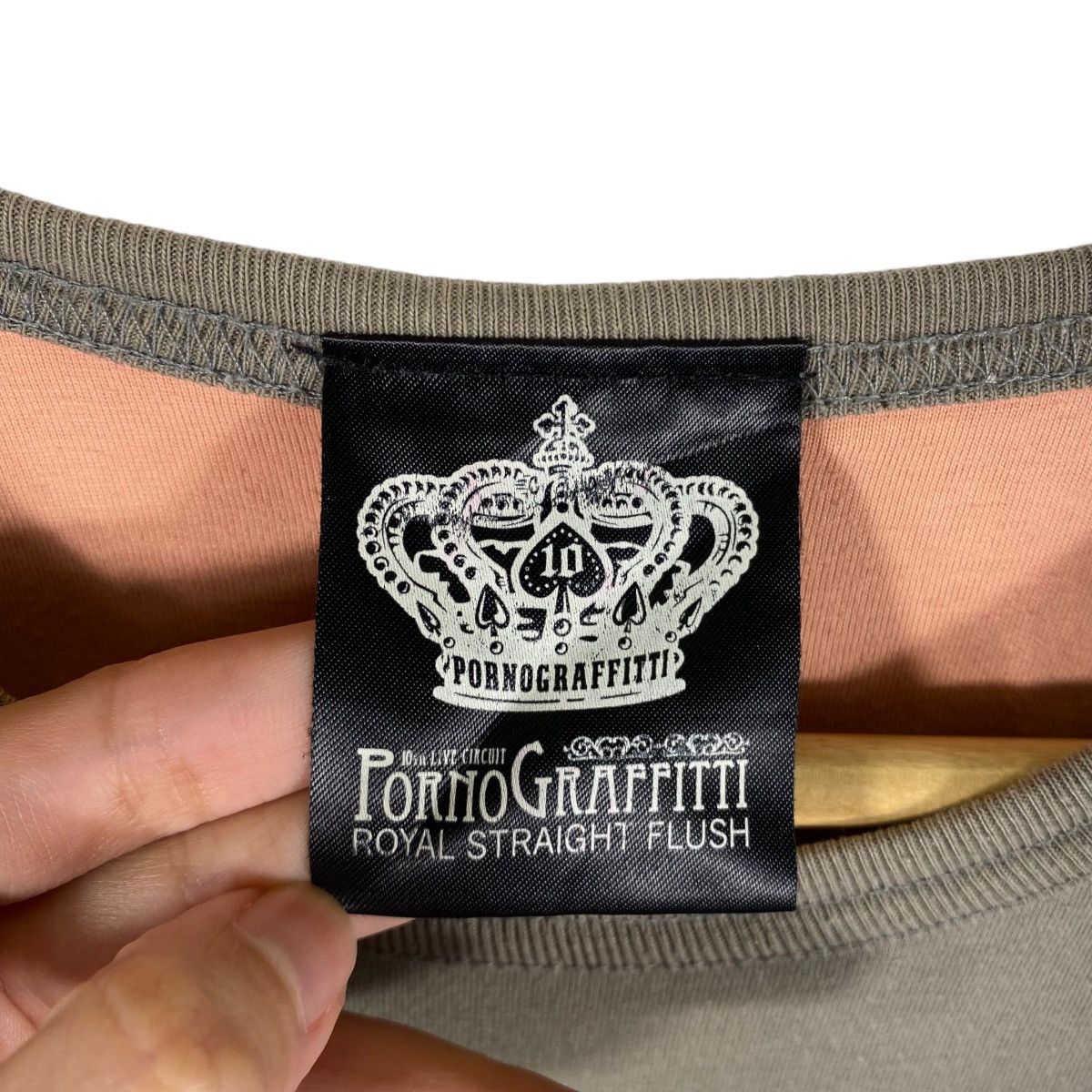 Band Tees Japanese Band PORNO GRAFFITTI Royal Straight Flush Tour Tee Size US M / EU 48-50 / 2 - 8 Thumbnail