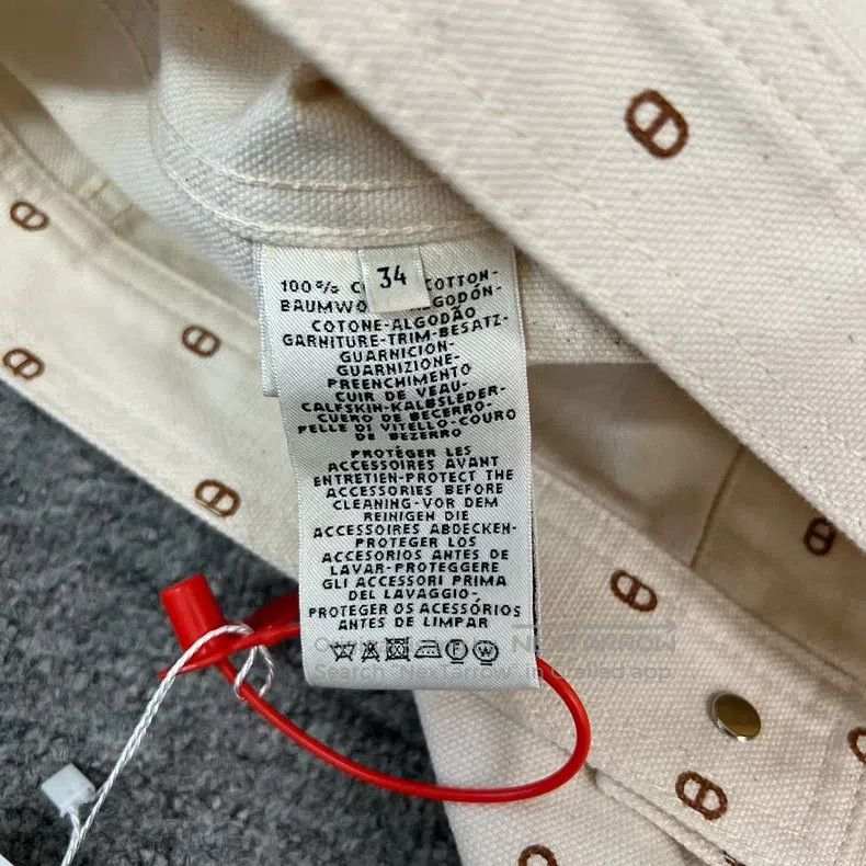 Hermes Hermes Pig Nose All-Over Printed Denim Jacket Size XXS / US 00 / IT 34 - 7 Thumbnail