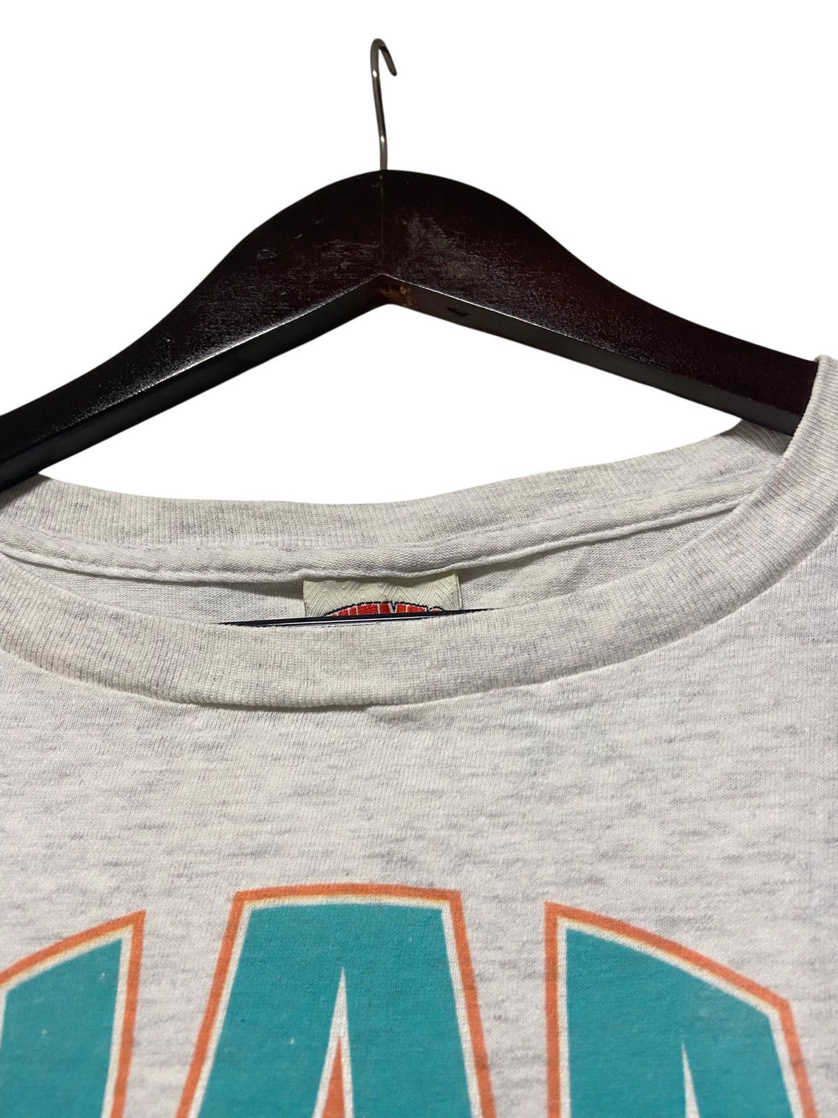 Nutmeg × Vintage Vintage 90s Miami Dolphins Breakthrough T Shirt Size XL Size US XL / EU 56 / 4 - 5 Thumbnail