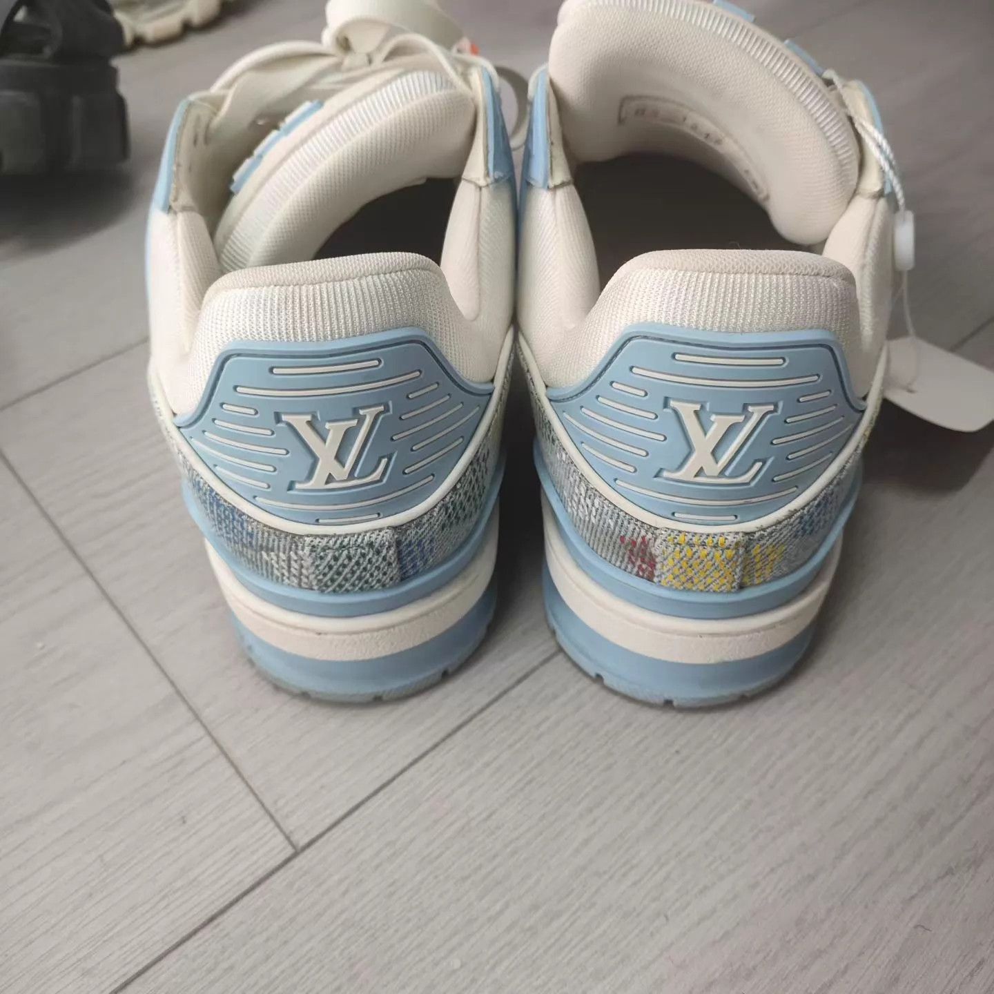 Louis Vuitton LV Trainer 39.5 Blue 2024 Size US 8 / IT 38 - 4 Thumbnail