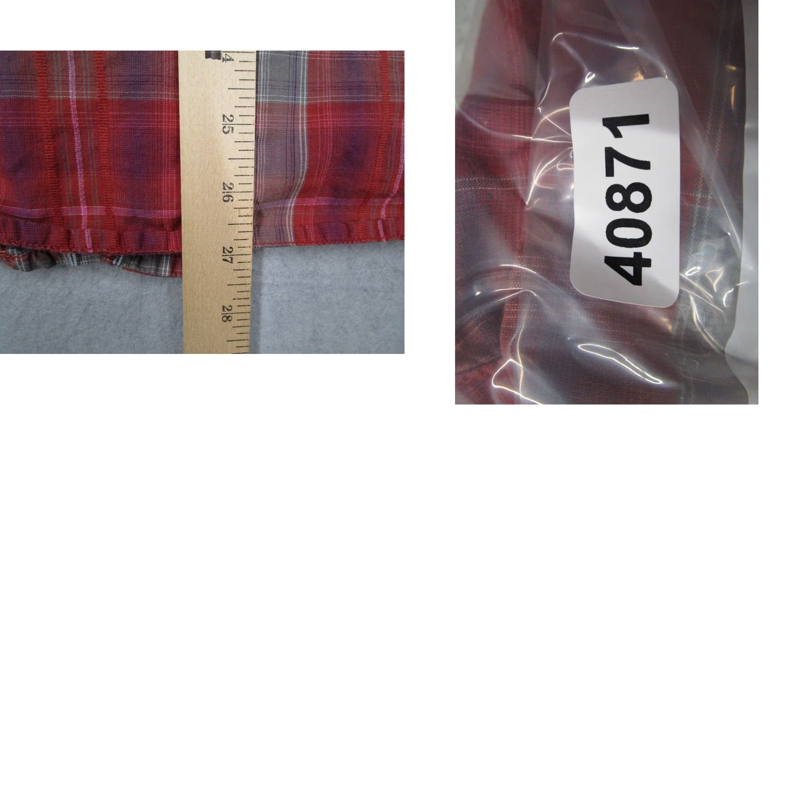 Vintage Dragonfly Button-Up Shirt Men's Extra Large Red Plaid Retro Rock Music Long Sleeve Size US XL / EU 56 / 4 - 8 Thumbnail