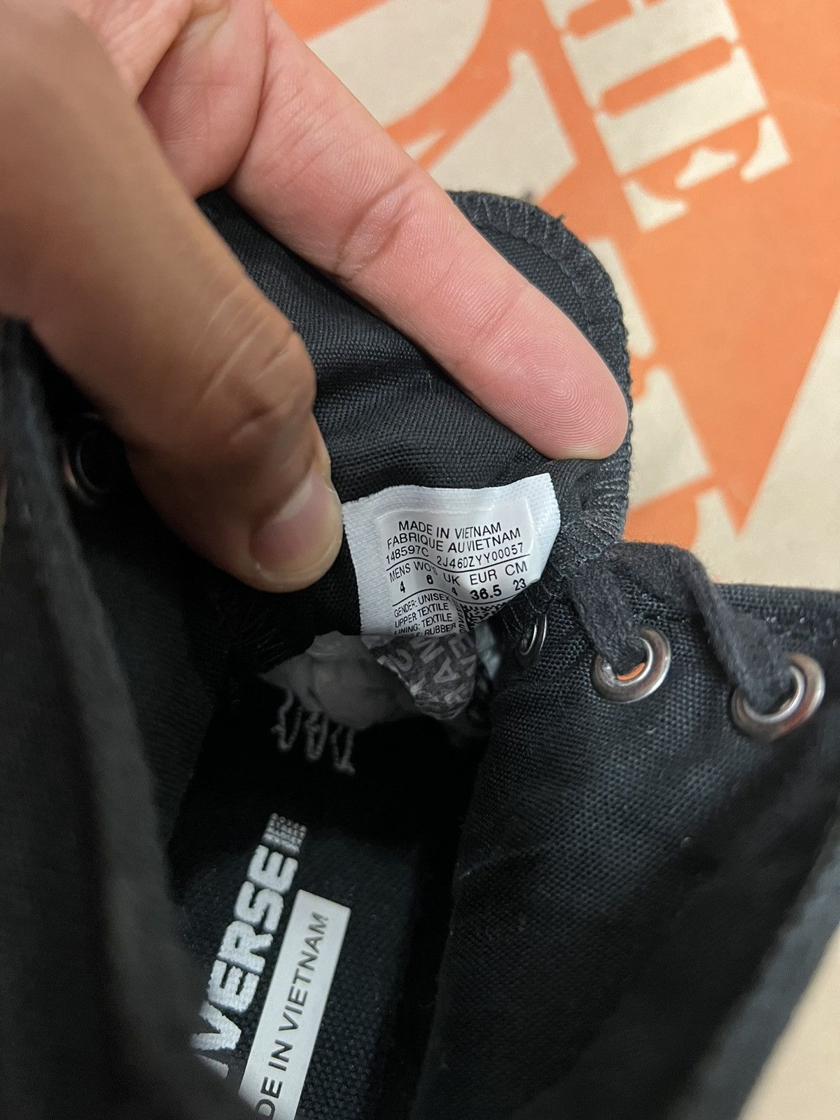 Converse × Dover Street Market Dover Street Market/Converse Chuck 70 High - black Size US 6 / IT 36 - 7 Thumbnail