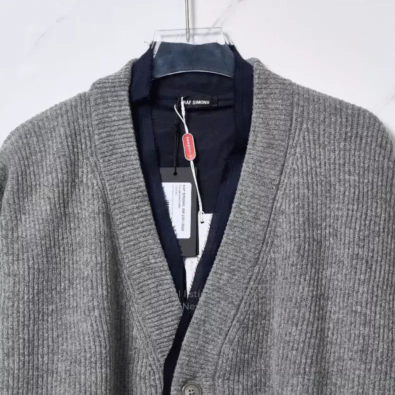 Raf Simons Raf Simons Unisex fake two-piece wool cardigan Size US S / EU 44-46 / 1 - 2 Thumbnail