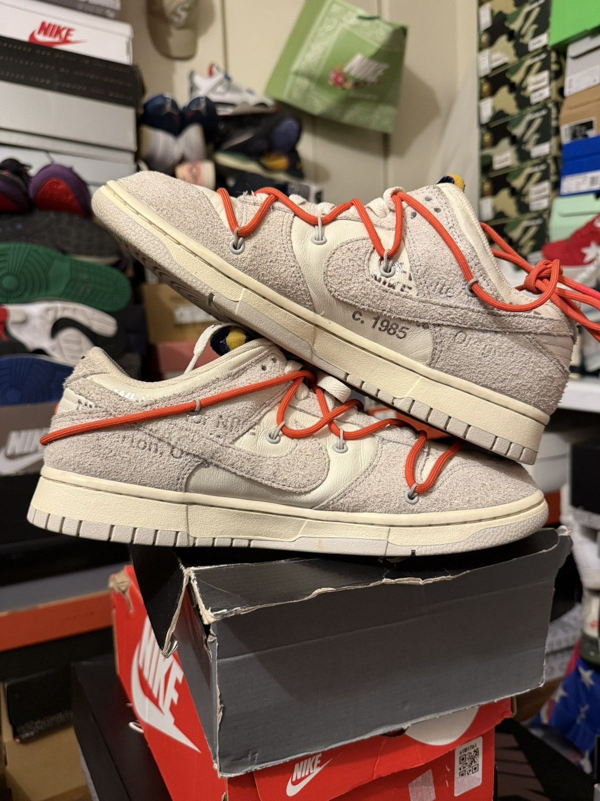 Nike × Off-White Nike off white dunk lot 13 size 9 Size US 9 / EU 42 - 7 Thumbnail