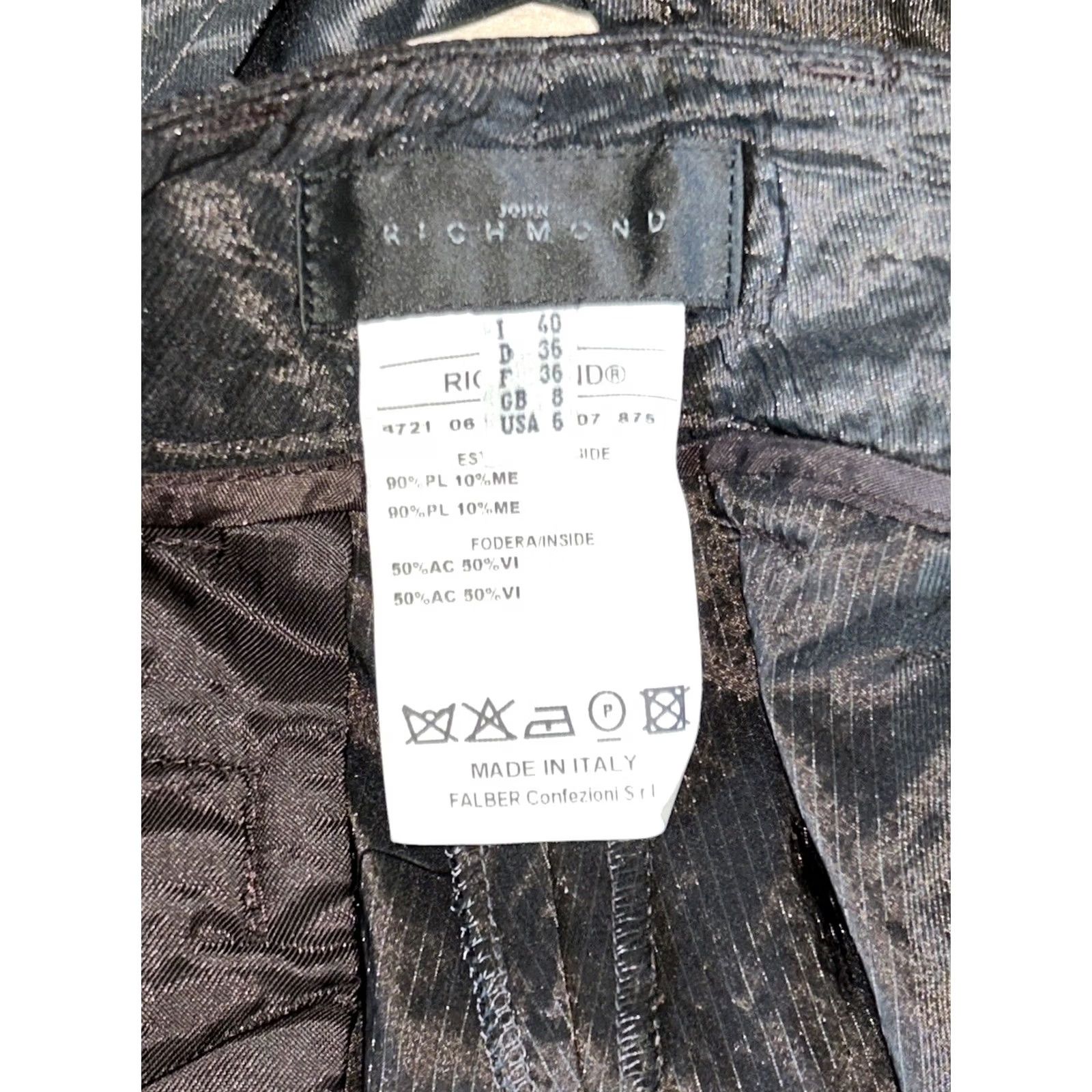 John Richmond John Richmond Summer Jacket & Capri Trousers Outfit Black Women’s USA Size 6 Size 28" / US 6 / IT 42 - 7 Thumbnail