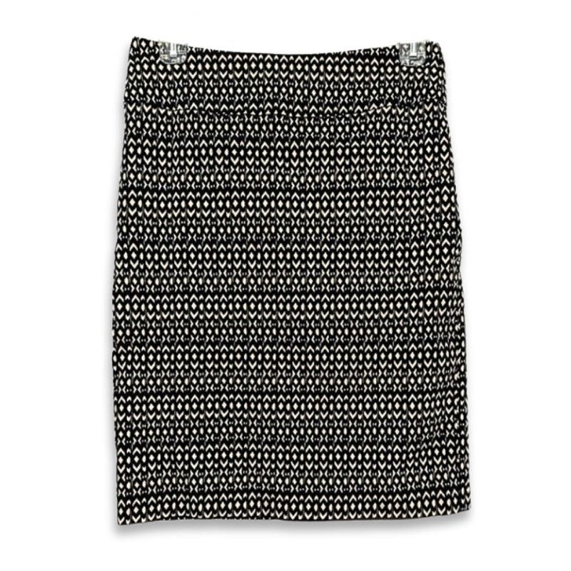 Other Margaret M Pencil Skirt Abstract Knee Length Black/Beige S Size 27" / US 4 / IT 40 - 1 Thumbnail