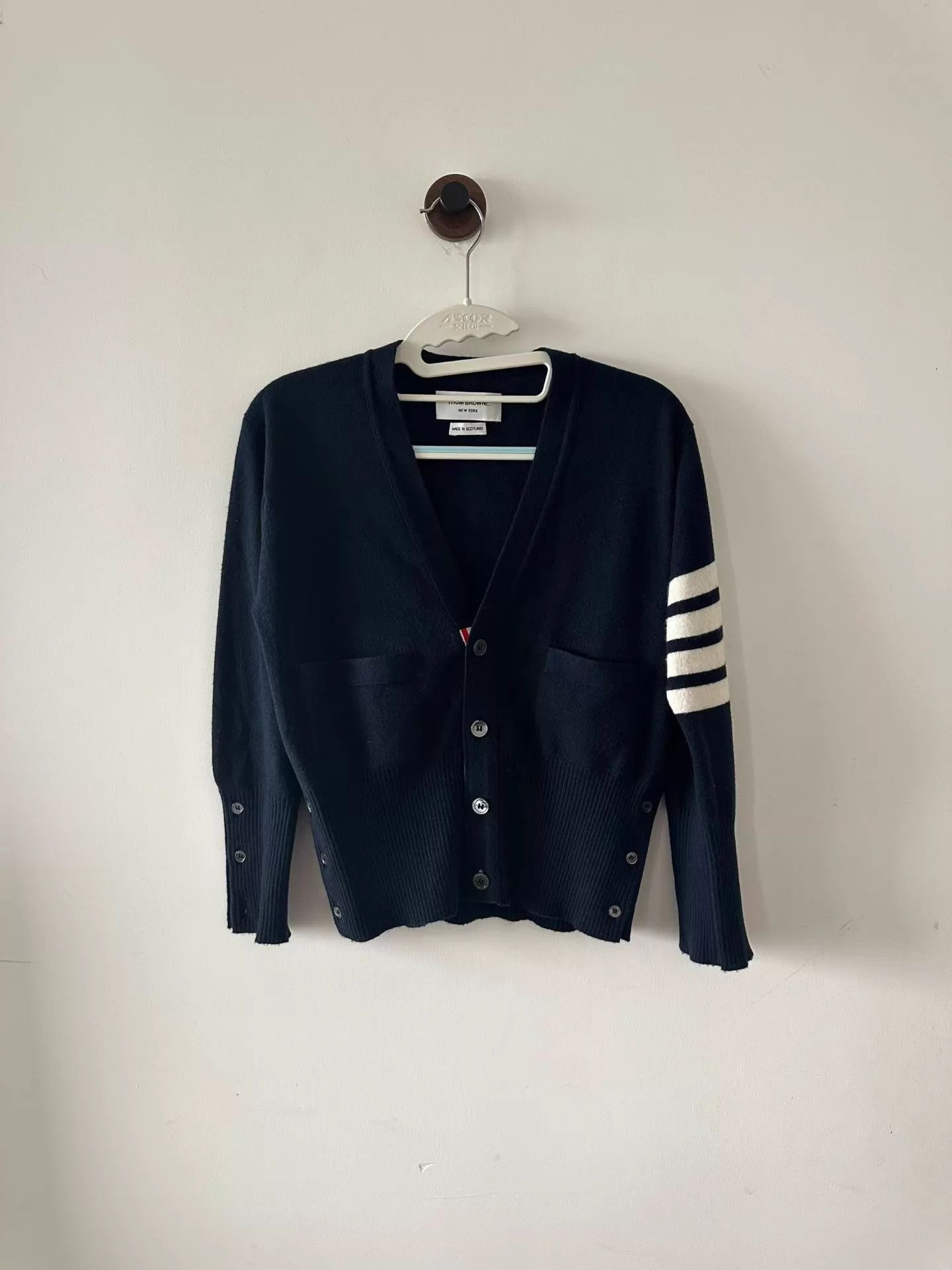 Thom Browne Thom Browne Blue Cashmere Cardigan Size 1 98% New Size US S / EU 44-46 / 1 - 1 Thumbnail