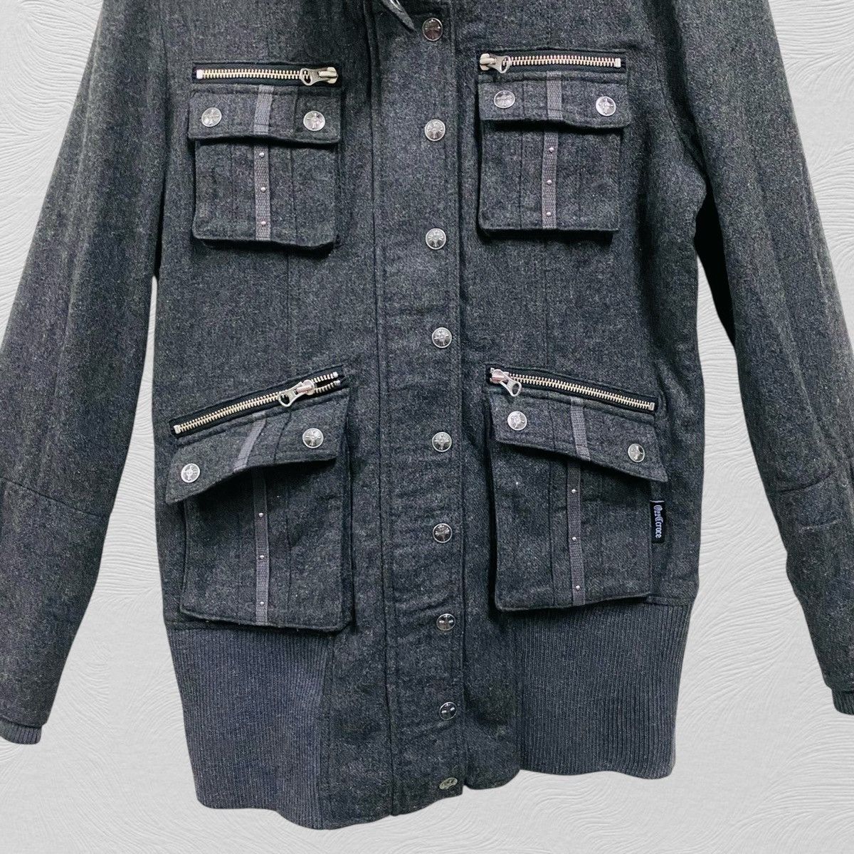 Japanese Brand Ozz croce punk jacket japan hearts chrome hearts Size US M / EU 48-50 / 2 - 4 Thumbnail