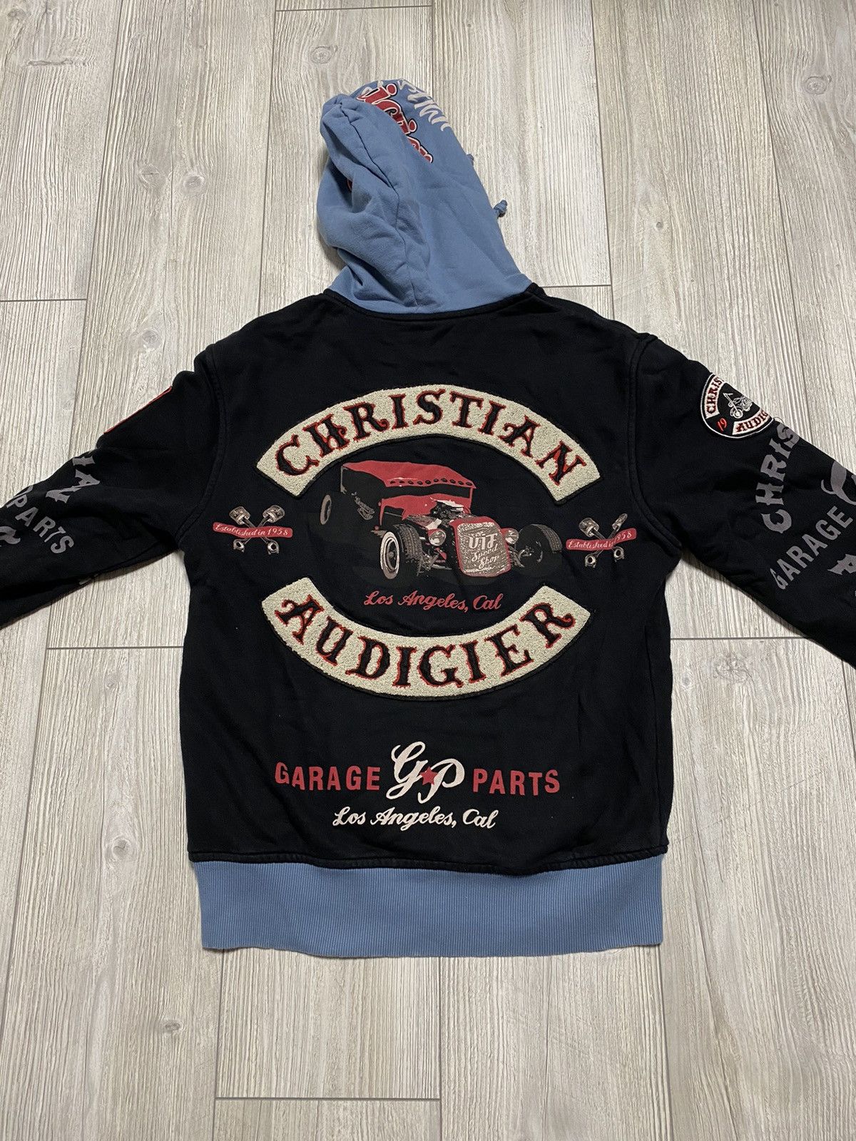 Christian Audigier Christian Audigier Garage Parts Hoodie By Ed Hardy Y2K Size US S / EU 44-46 / 1 - 9 Thumbnail