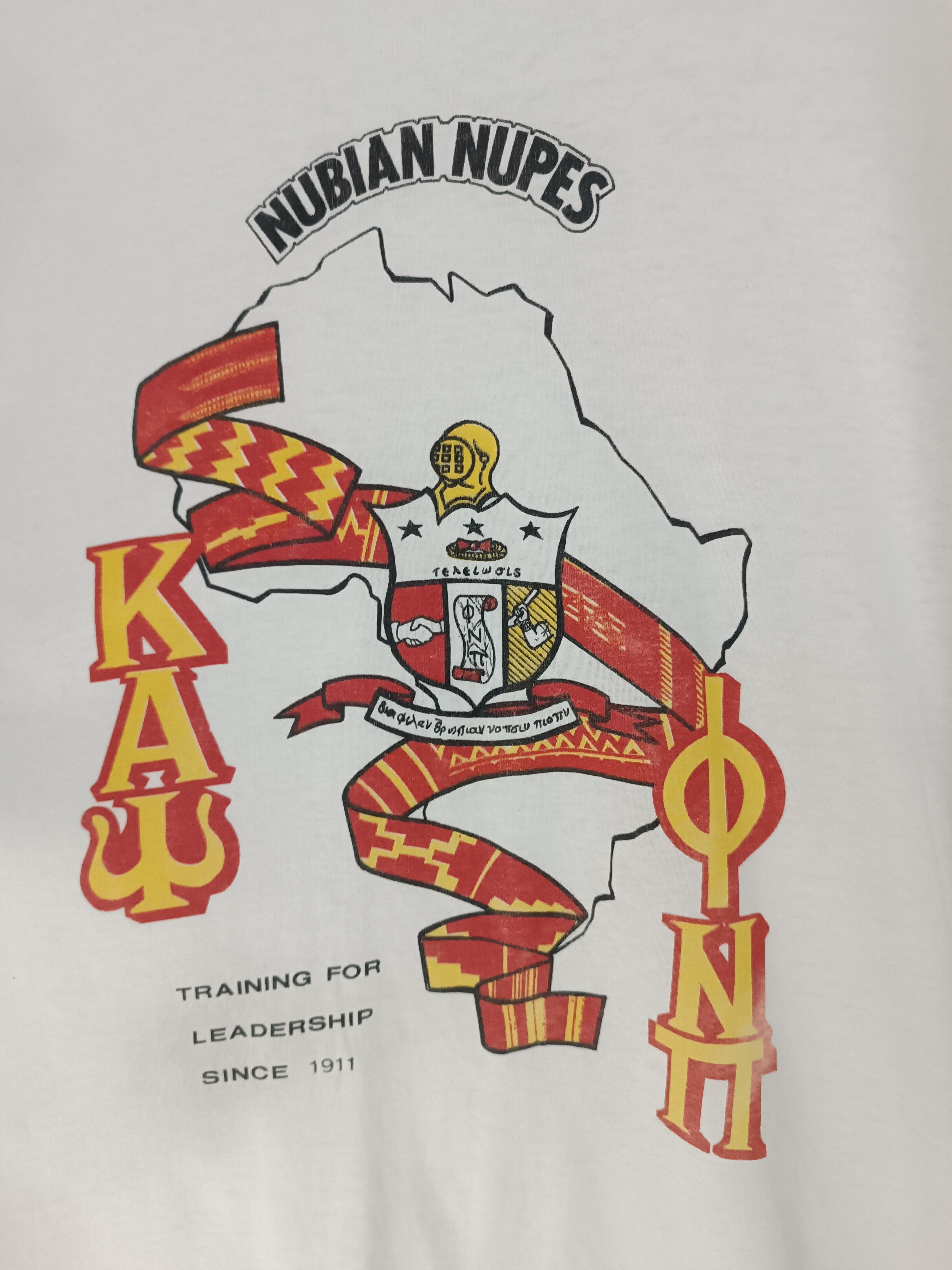 NUBIAN VINTAGE 90'S NUBIAN NUPES LEADERSHIP TRAINING VERY RARE TEE Size US XL / EU 56 / 4 - 8 Thumbnail