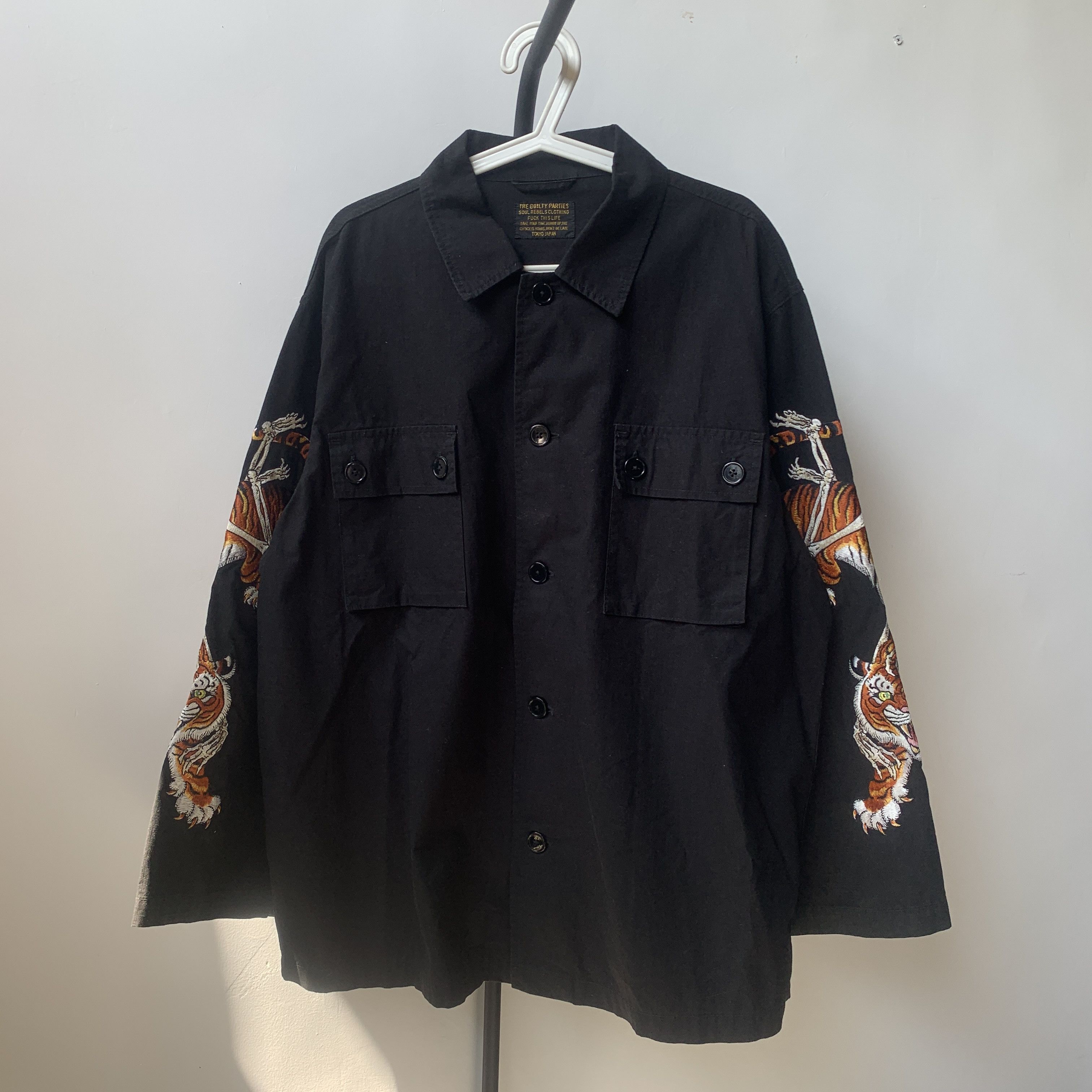 Wacko Maria Shake a Lady Guilty Parties Miami Work Shirt | Grailed