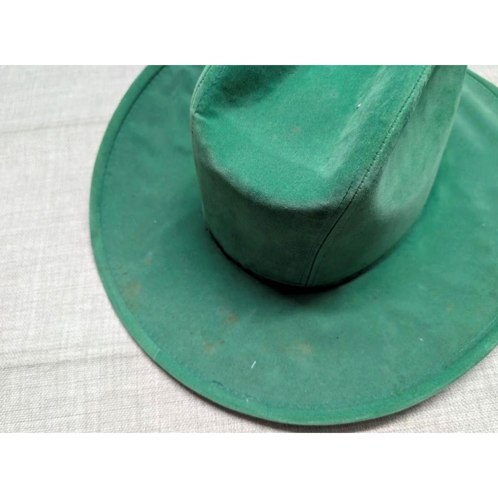 Velvet VINTAGE ADJ cowboy hat Shirt Adult Men 7 1/4 velvet grey green western hat Mens Size ONE SIZE - 4 Thumbnail