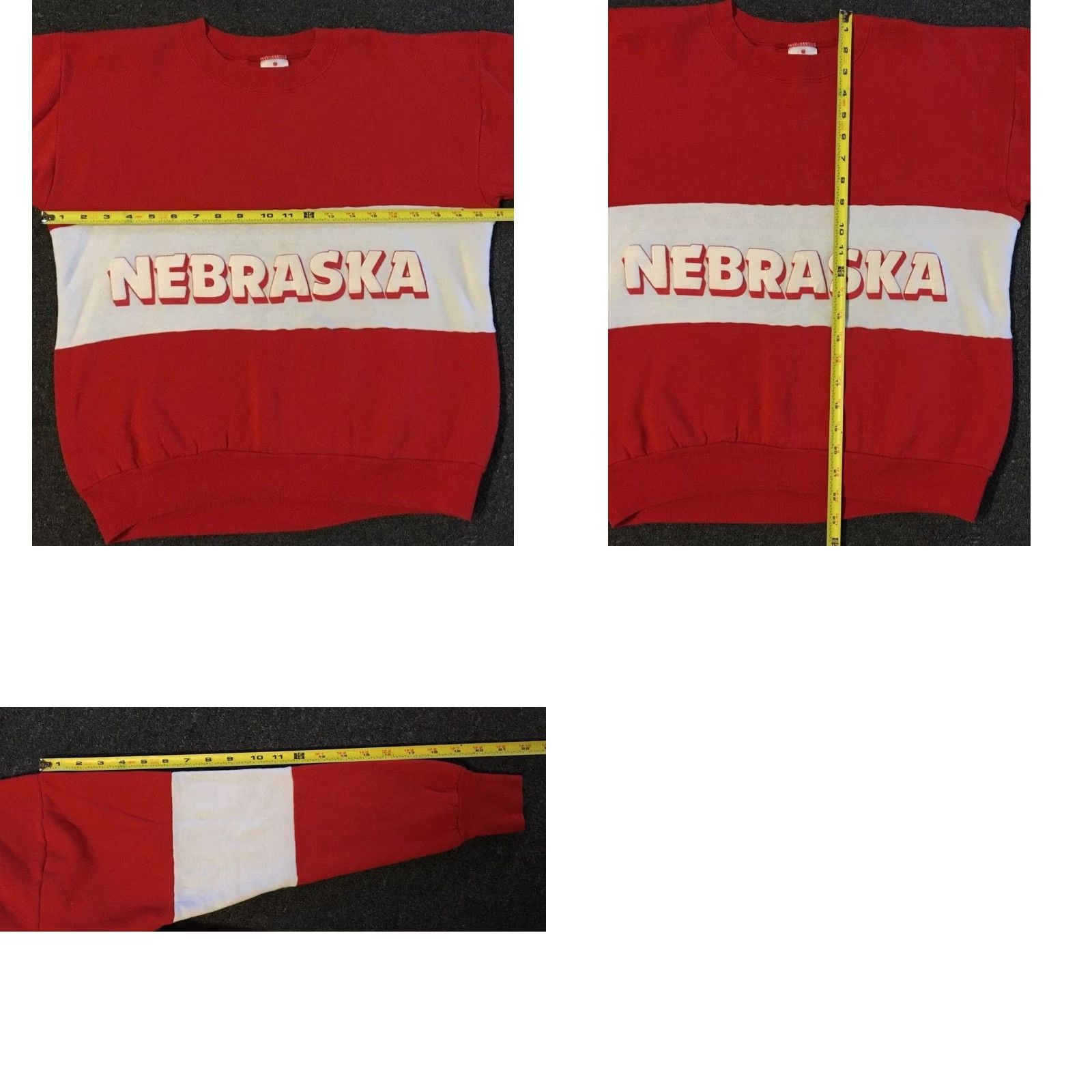 Vintage VINTAGE Cornhuskers 80s University Of Nebraska Faded Fiesta Bowl Sweatshirt Hoodie XS Red Football Size US XS / EU 42 / 0 - 9 Thumbnail