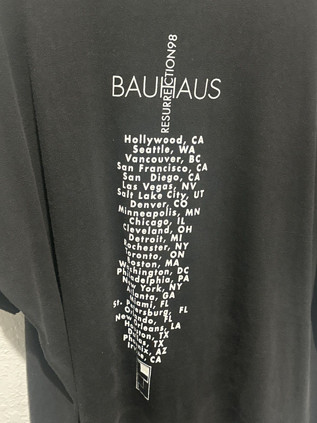 Vintage VINTAGE FADED BAUHAUS FACES TOUR TEE Size US XL / EU 56 / 4 - 4 Thumbnail