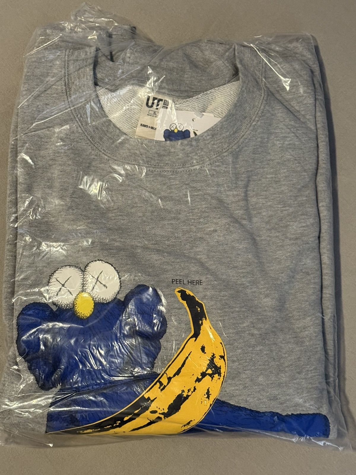 Andy Warhol × Kaws × Uniqlo Uniqlo x KAWS x Warhol Crewneck Sweatshirt 2024 Sealed DS Size US XL / EU 56 / 4 - 2 Thumbnail