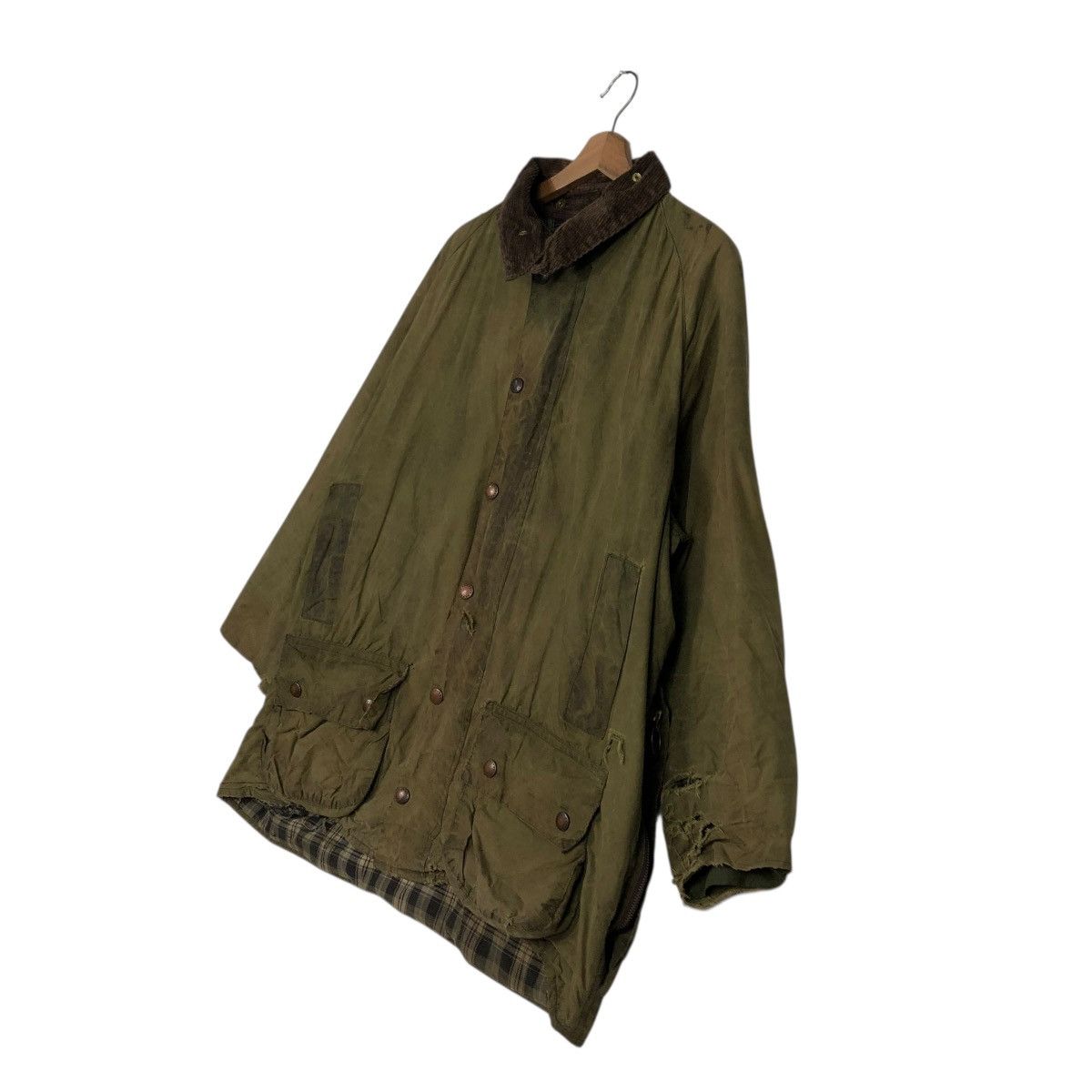 Barbour 🔥VINTAGE WAX JACKET SURVIVAL BARBOUR ENGLAND BLANKET Size US M / EU 48-50 / 2 - 5 Thumbnail
