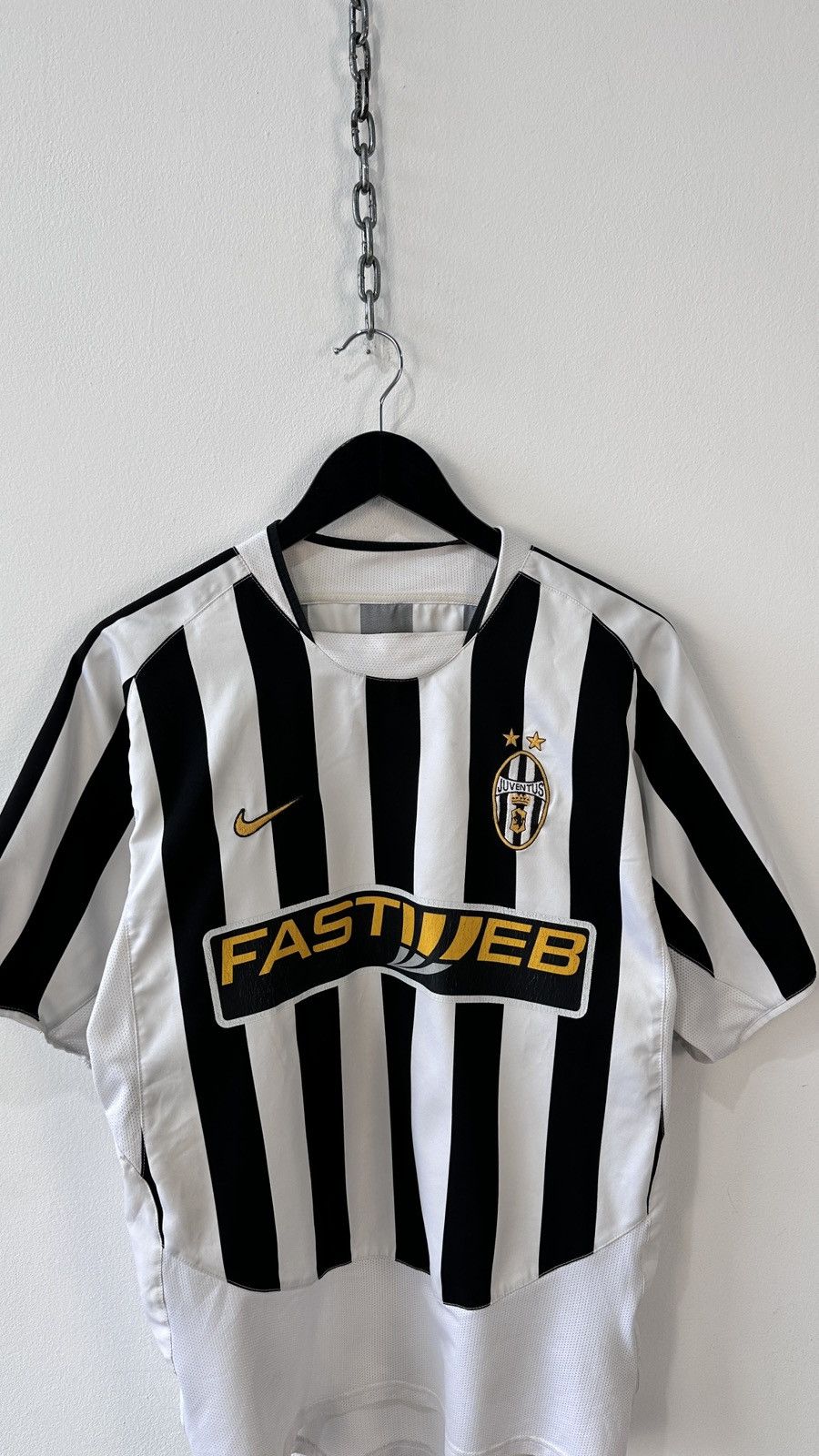 Vintage Vtg 2003-2004 JUVENTUS Nike Home Football Shirt Jersey M Size US M / EU 48-50 / 2 - 4 Thumbnail