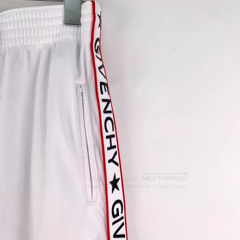 Givenchy Givenchy White Side Logo Cotton Casual Athletic Long Pants Size US 38 / EU 54 - 3 Thumbnail
