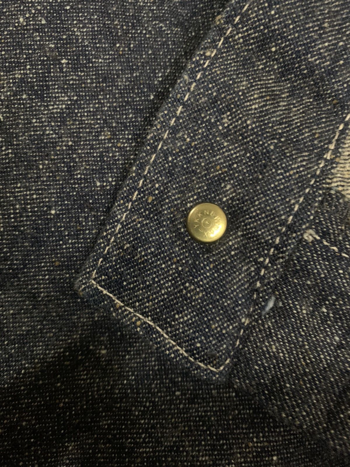 Kapital Japanese Brand CNCV Concave Attempt Faded Jeans like Kapital Size US 33 - 5 Thumbnail