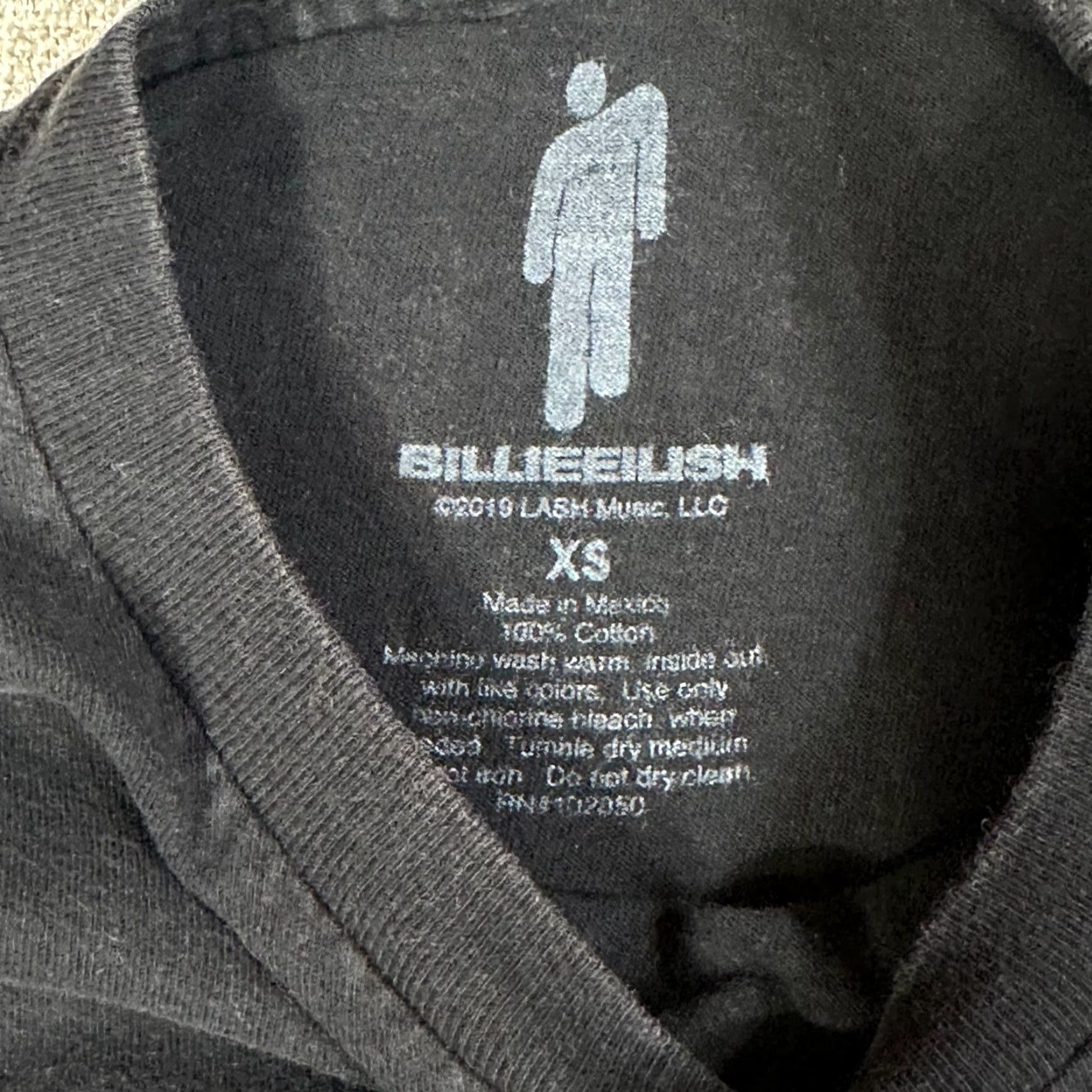 Vintage Billie Eilish Shirt Adult XS White Eyes When We All Fall Asleep Grammy Album Tee Size US XS / EU 42 / 0 - 4 Thumbnail