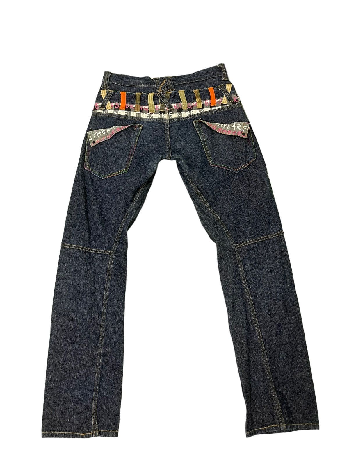 Japanese Brand Double Waist Jeans Memory Special Slim Leg 8🟦2 Size US 32 / EU 48 - 1 Thumbnail